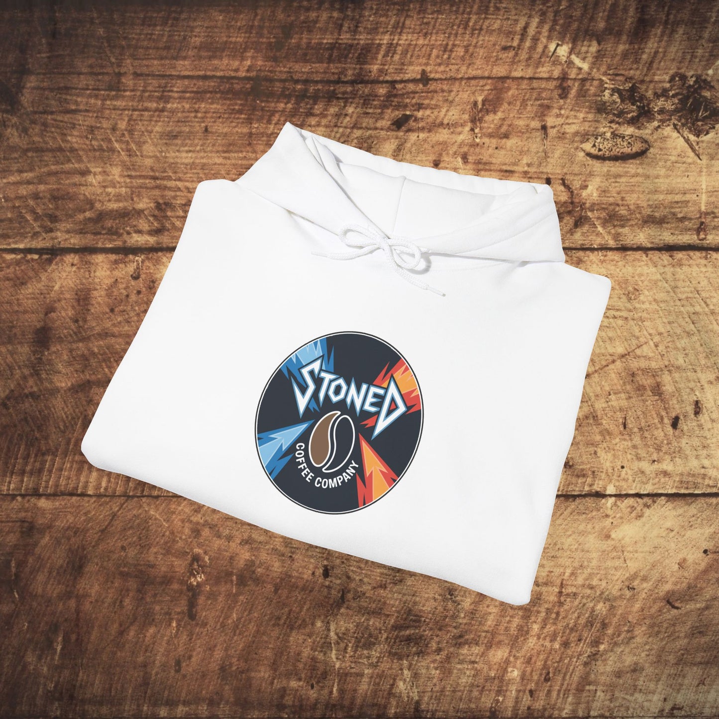 Stoned Coffee Company Heavy Metal Record Label Hoodie