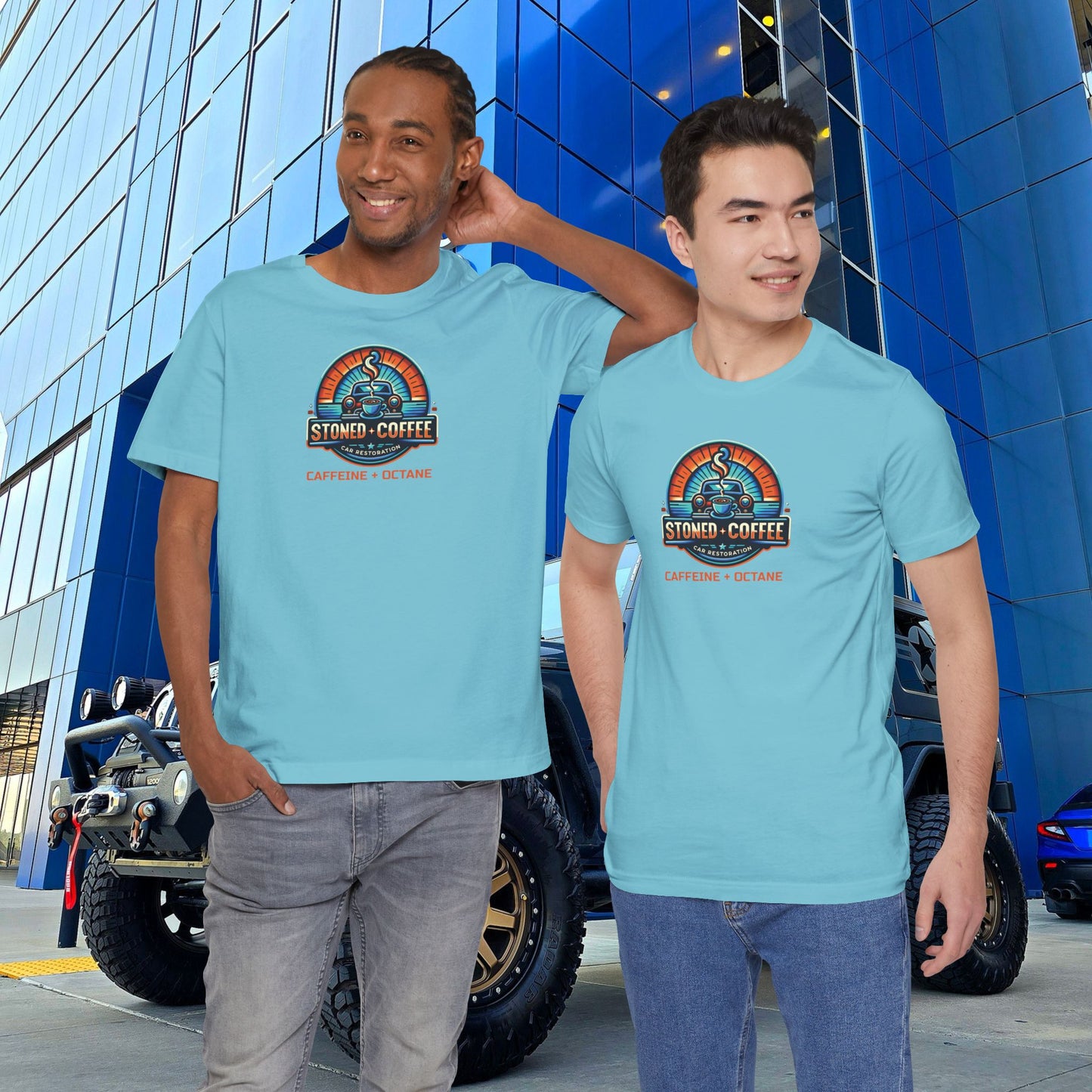 Stoned Coffee Car Restoration Tee Caffeine + Octane