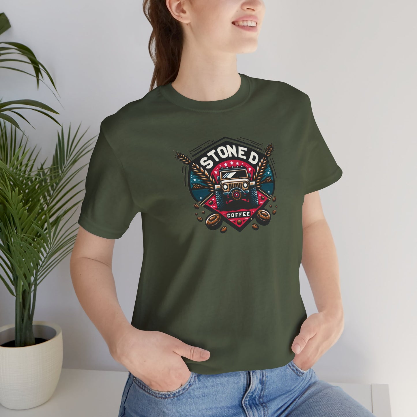 Graphic Tee - Stoned Coffee Company Jeeper Logo