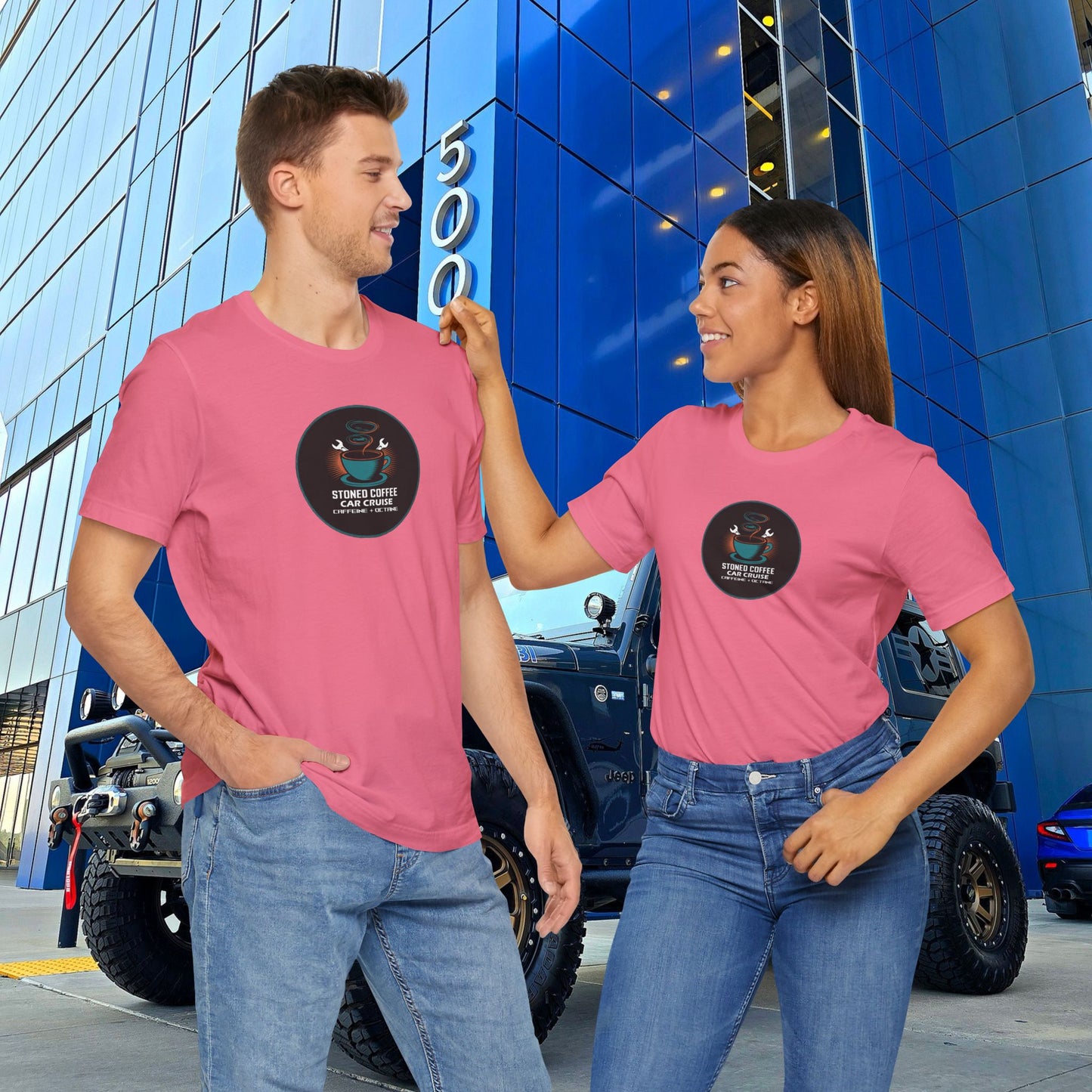 Stoned Coffee Co Car Cruise Tee Caffeine + Octane