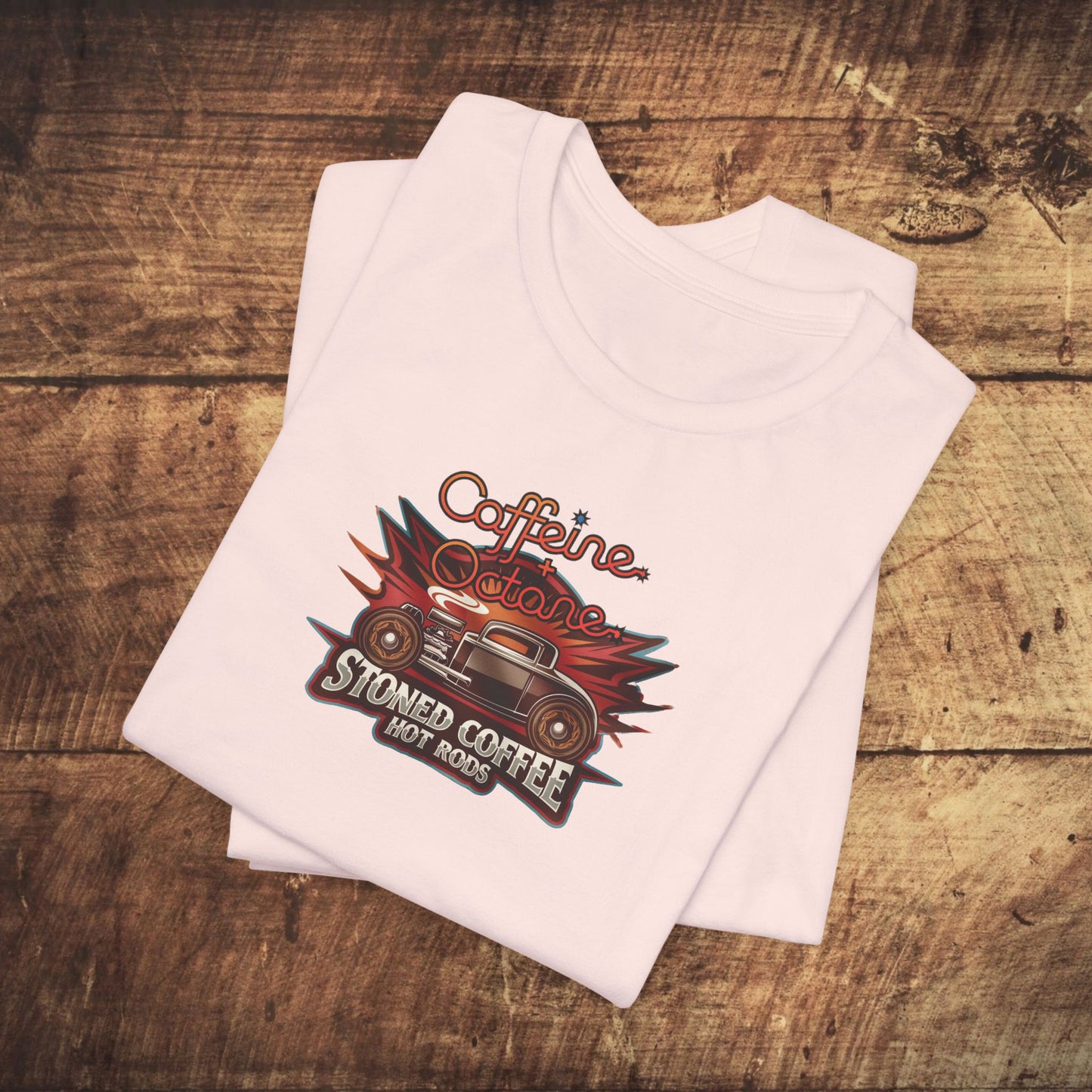 Stoned Coffee Co Hot Rods Tee Caffeine + Octane