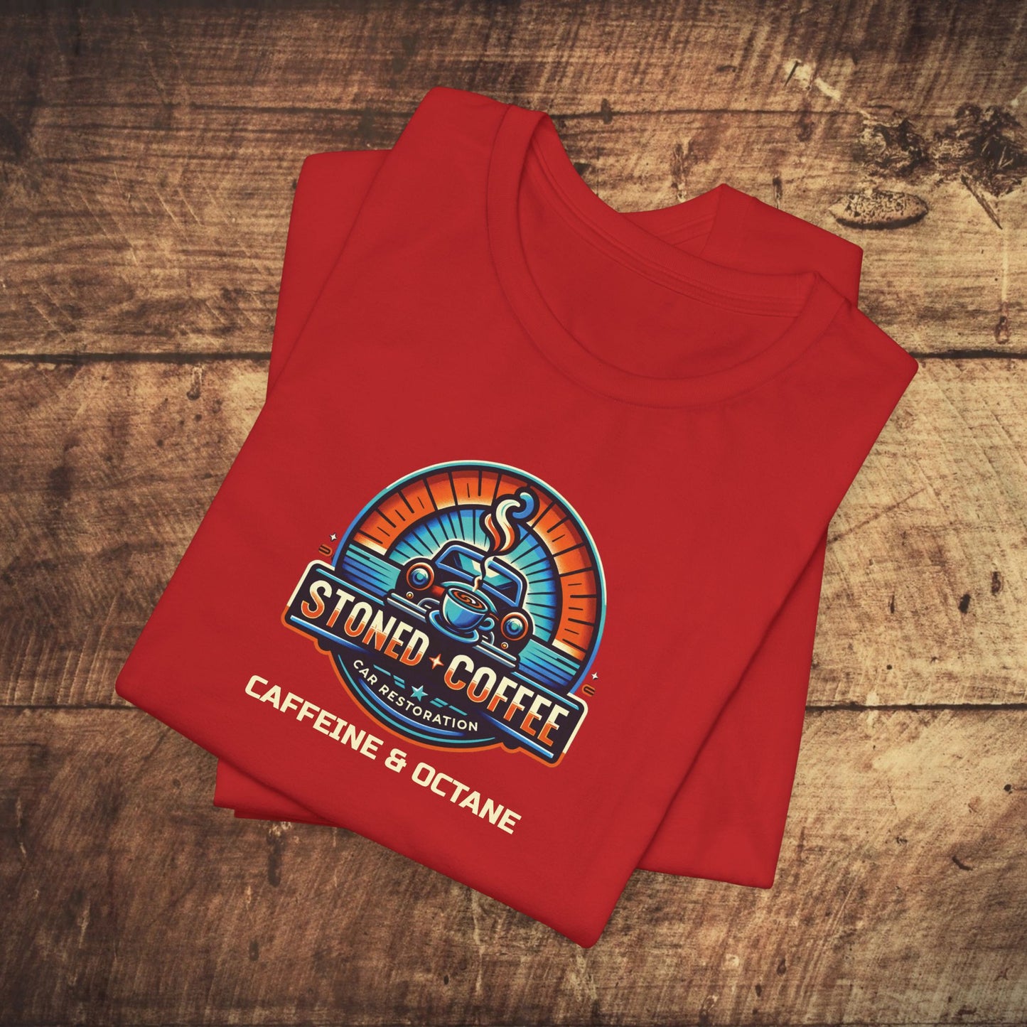 Stoned Coffee Car Restoration Tee Caffeine + Octane