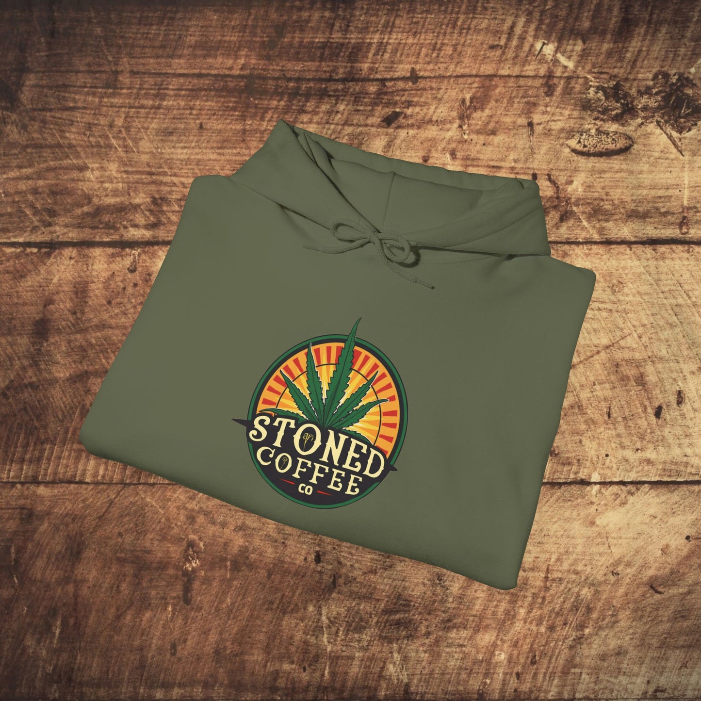 Hooded Sweatshirt Stoned Coffee Co Logo 3