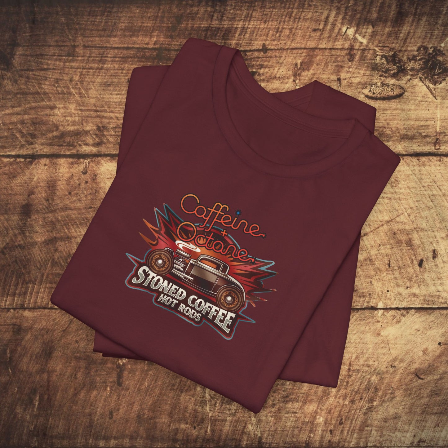 Stoned Coffee Co Hot Rods Tee Caffeine + Octane
