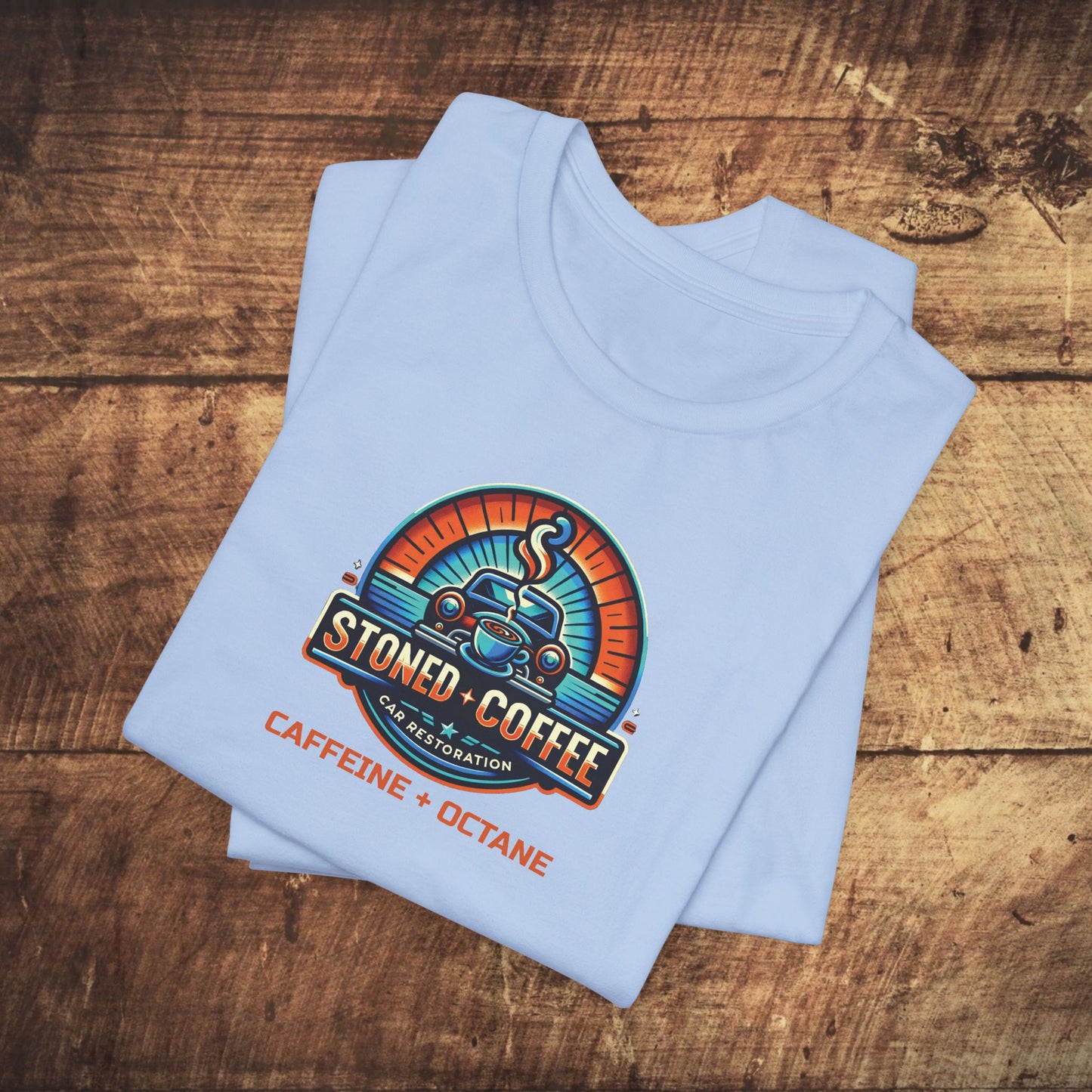 Stoned Coffee Car Restoration Tee Caffeine + Octane