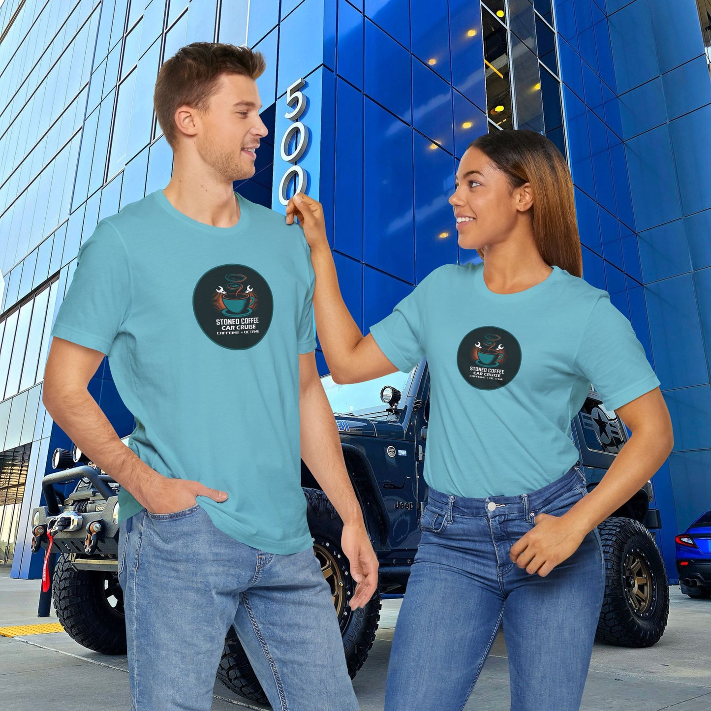 Stoned Coffee Co Car Cruise Tee Caffeine + Octane