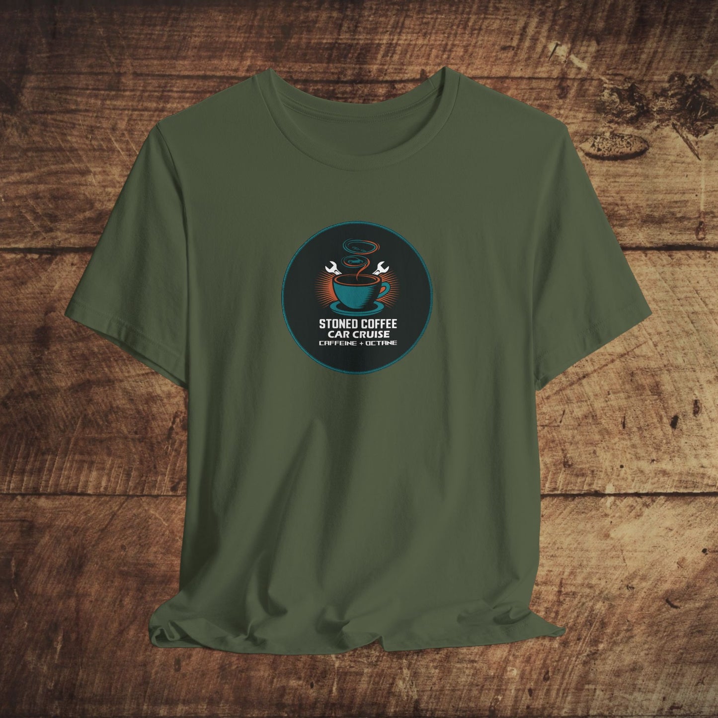 Stoned Coffee Co Car Cruise Tee Caffeine + Octane