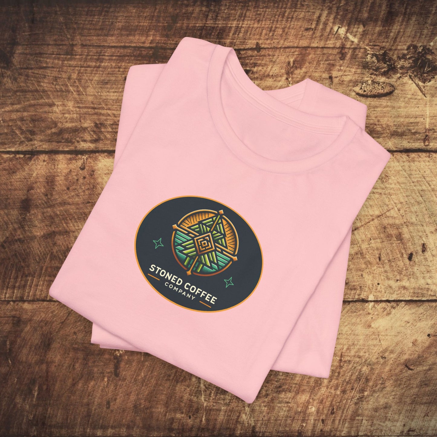 T-Shirt Stoned Coffee Company Pinetree Logo 2