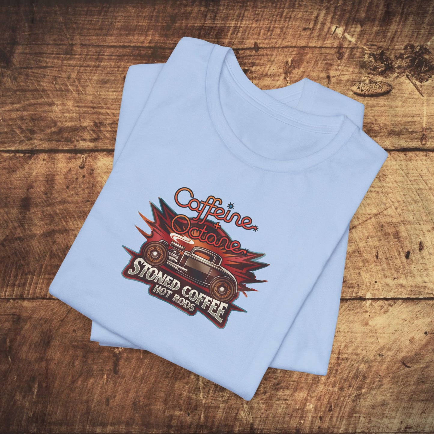 Stoned Coffee Co Hot Rods Tee Caffeine + Octane