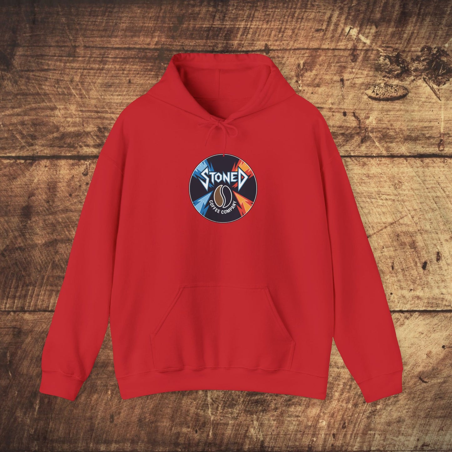 Stoned Coffee Company Heavy Metal Record Label Hoodie
