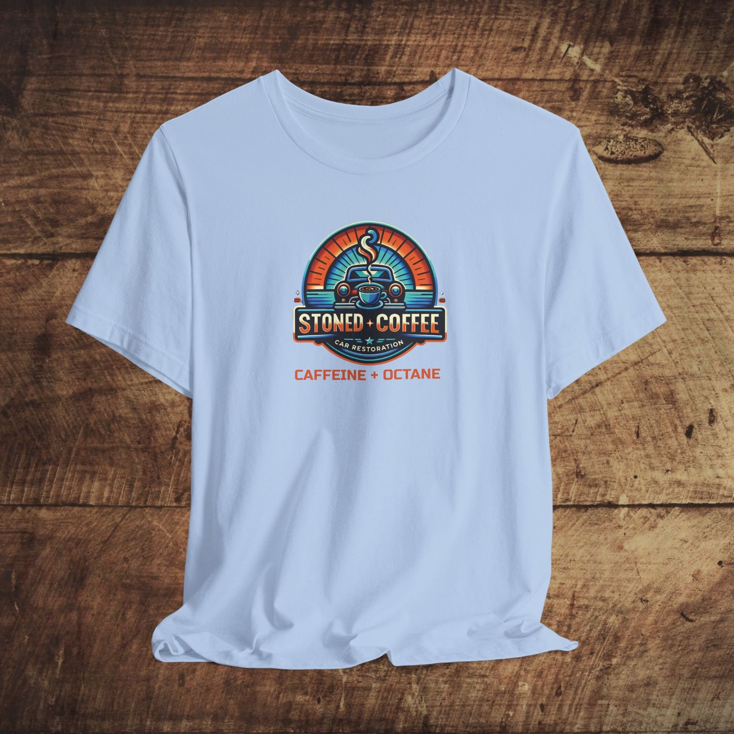 Stoned Coffee Car Restoration Tee Caffeine + Octane