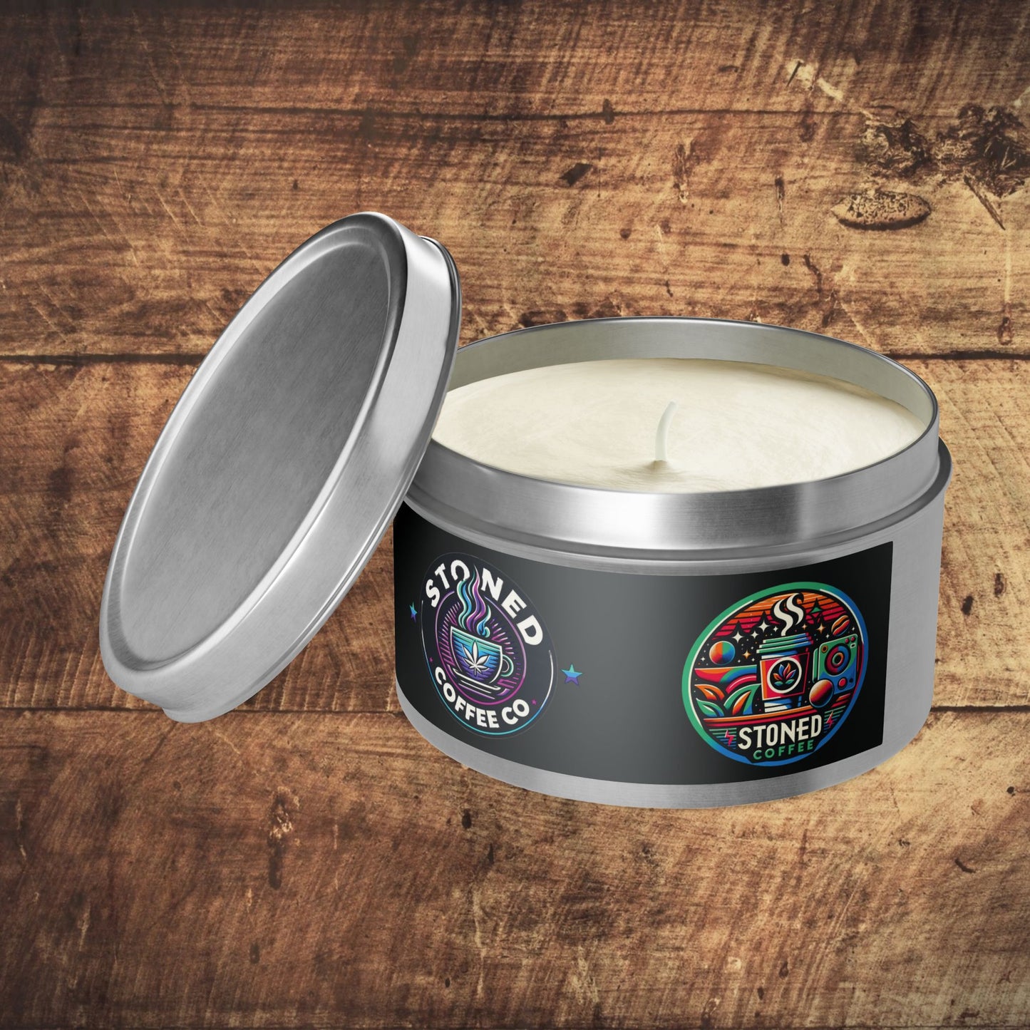Scented Candle Stoned Coffee Company Logo Candle