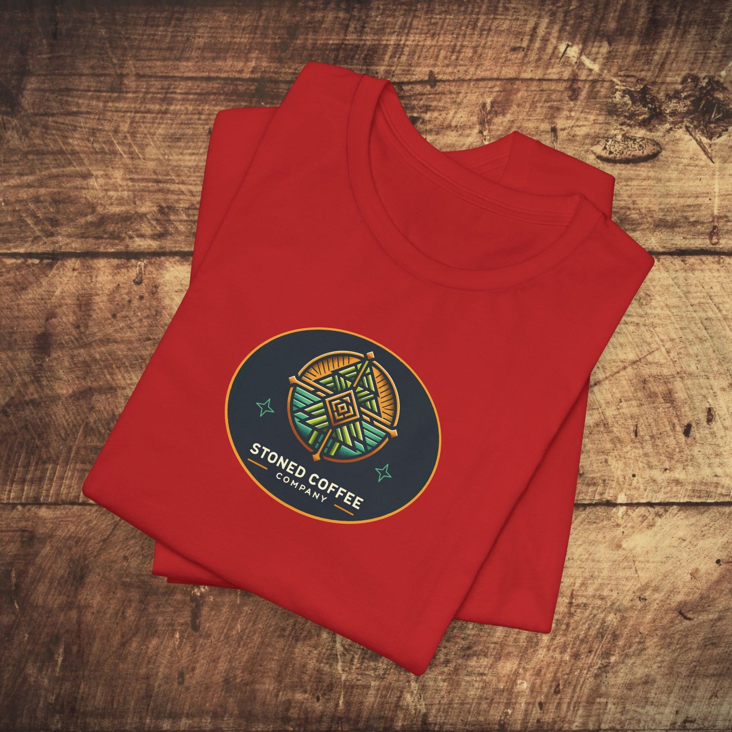 T-Shirt Stoned Coffee Company Pinetree Logo 2