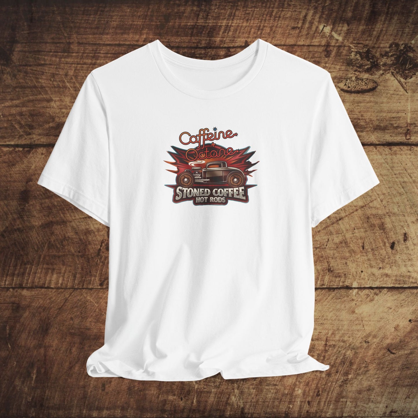 Stoned Coffee Co Hot Rods Tee Caffeine + Octane
