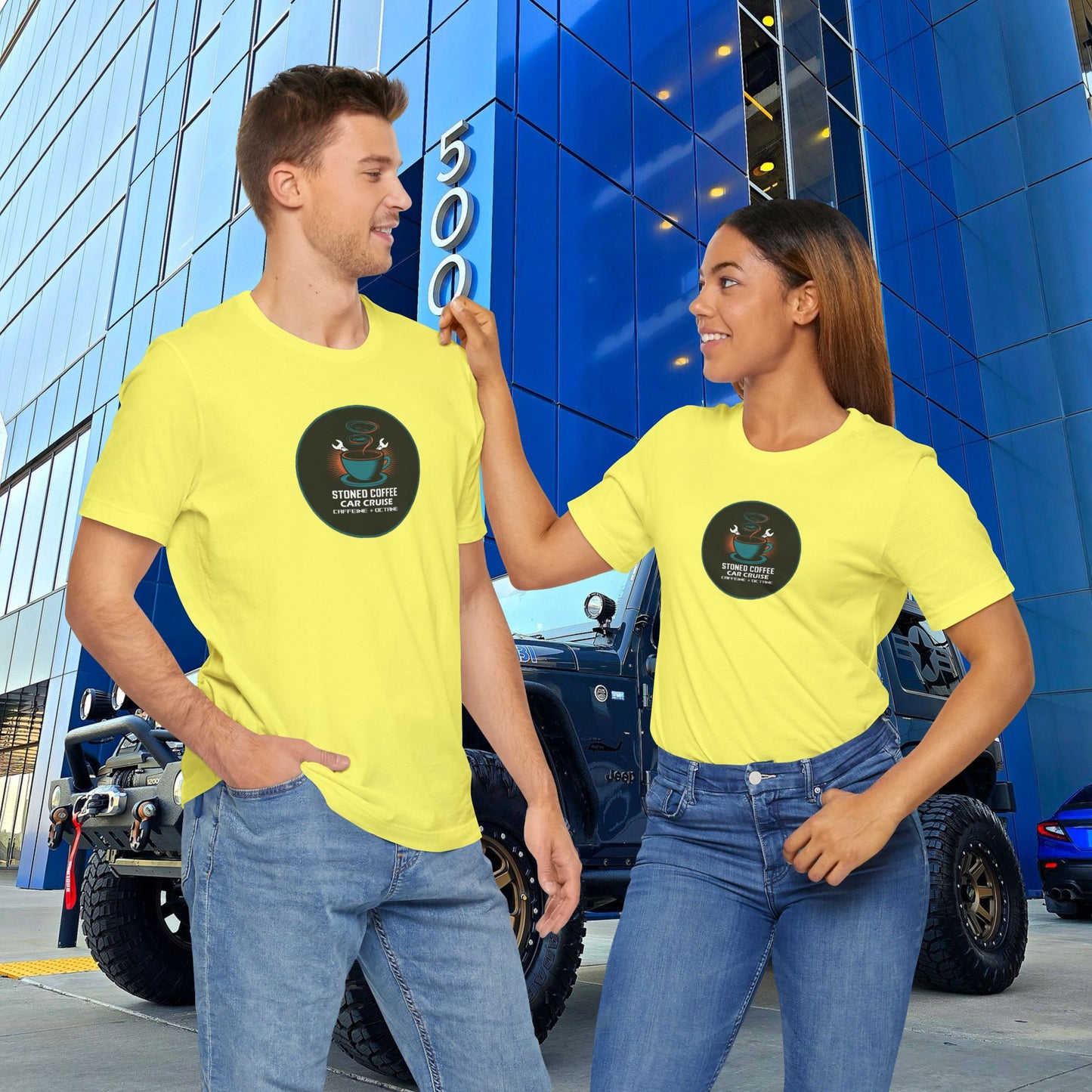 Stoned Coffee Co Car Cruise Tee Caffeine + Octane