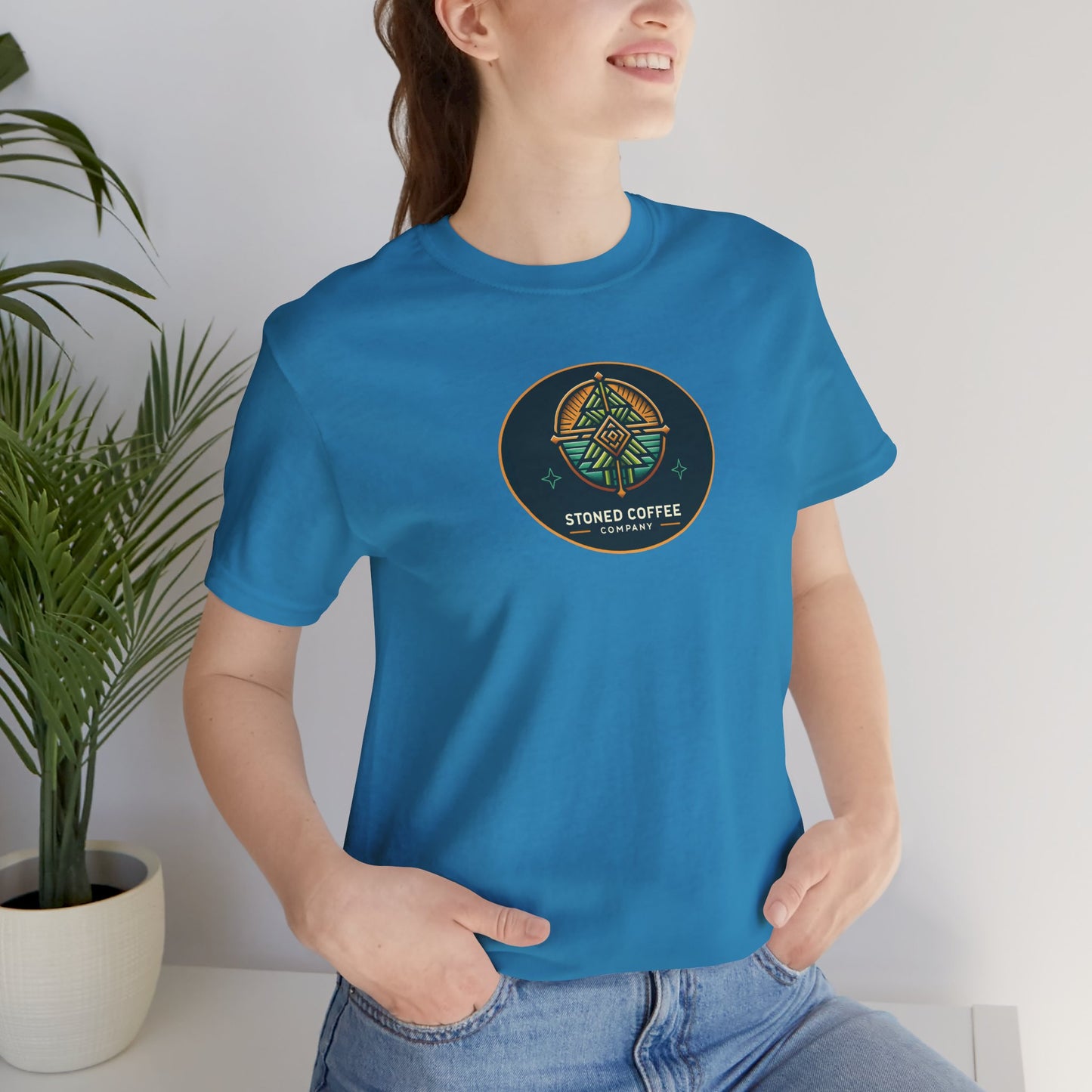 T-Shirt Stoned Coffee Company Pinetree Logo 2