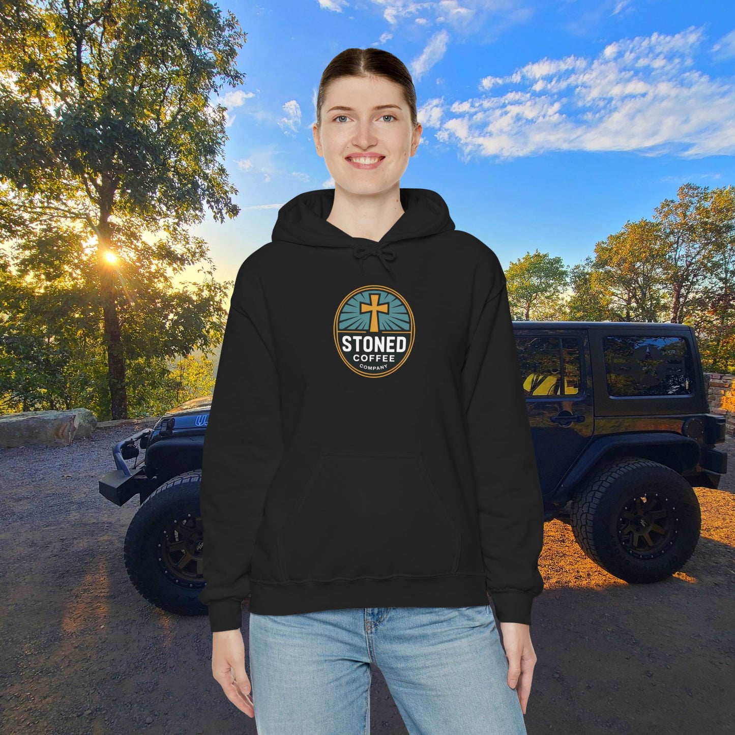 STONED COFFEE COMPANY HOODIE, Pray Often, Read Your Bible, Seek the Truth, Trust in God
