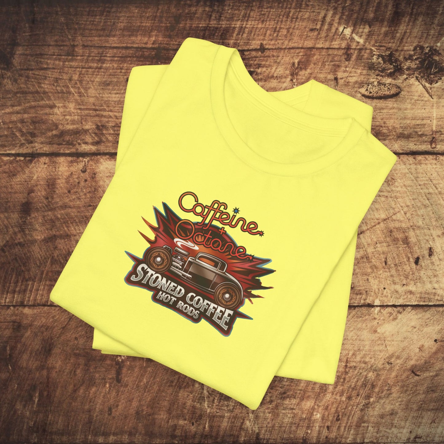 Stoned Coffee Co Hot Rods Tee Caffeine + Octane