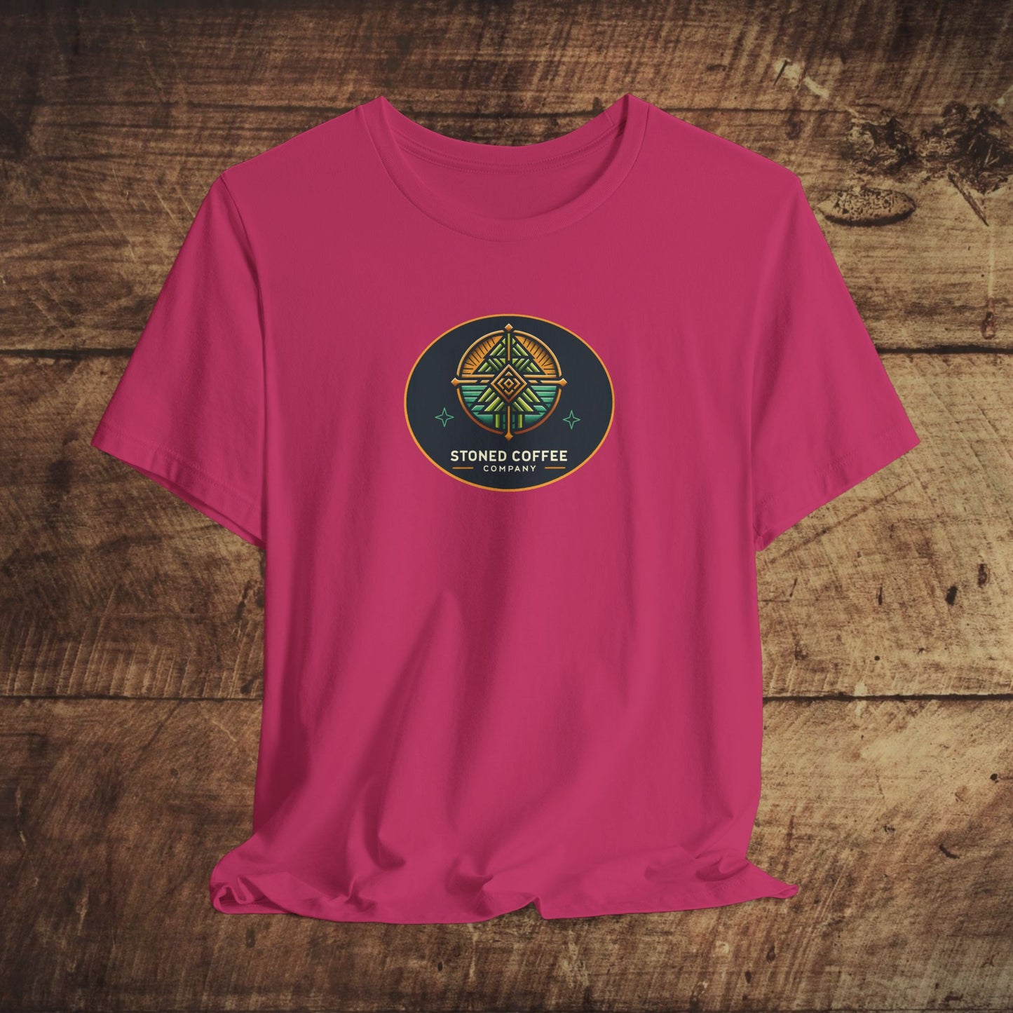 T-Shirt Stoned Coffee Company Pinetree Logo 2