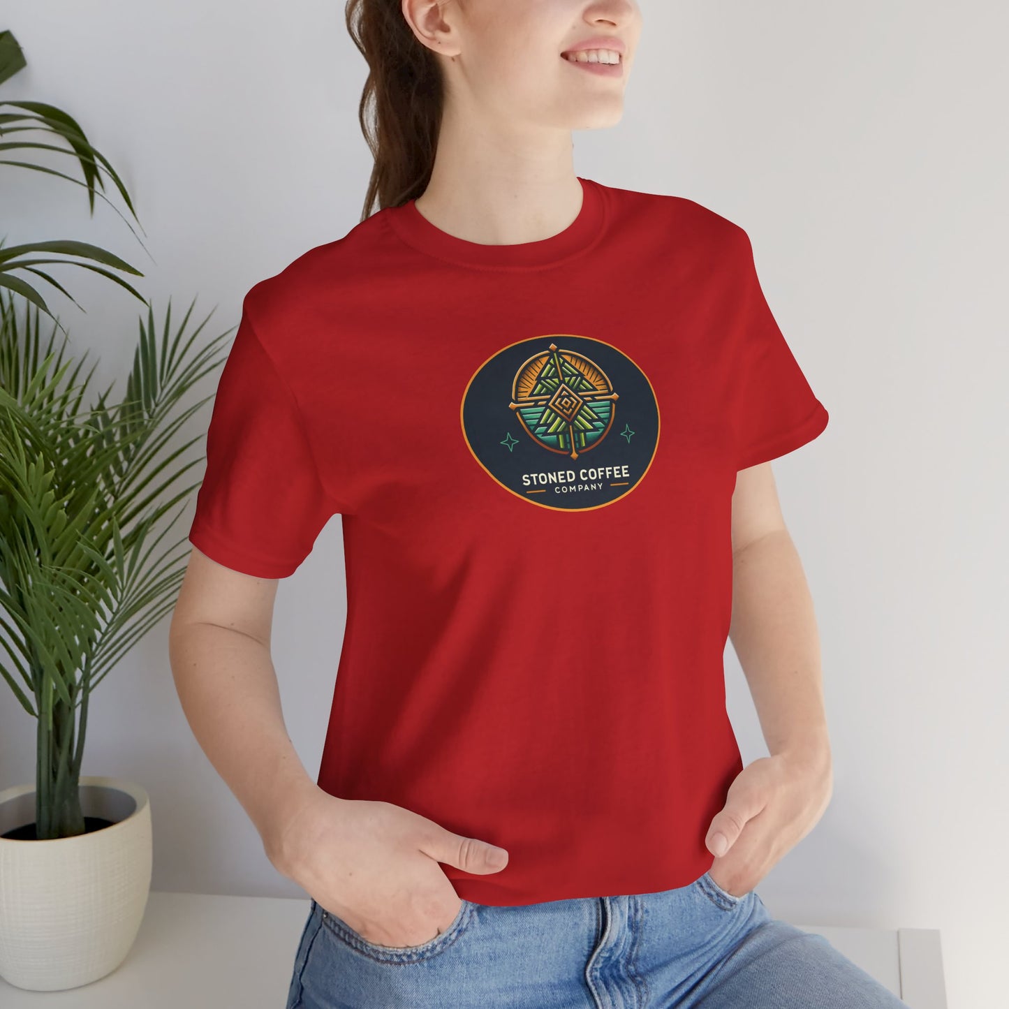 T-Shirt Stoned Coffee Company Pinetree Logo 2