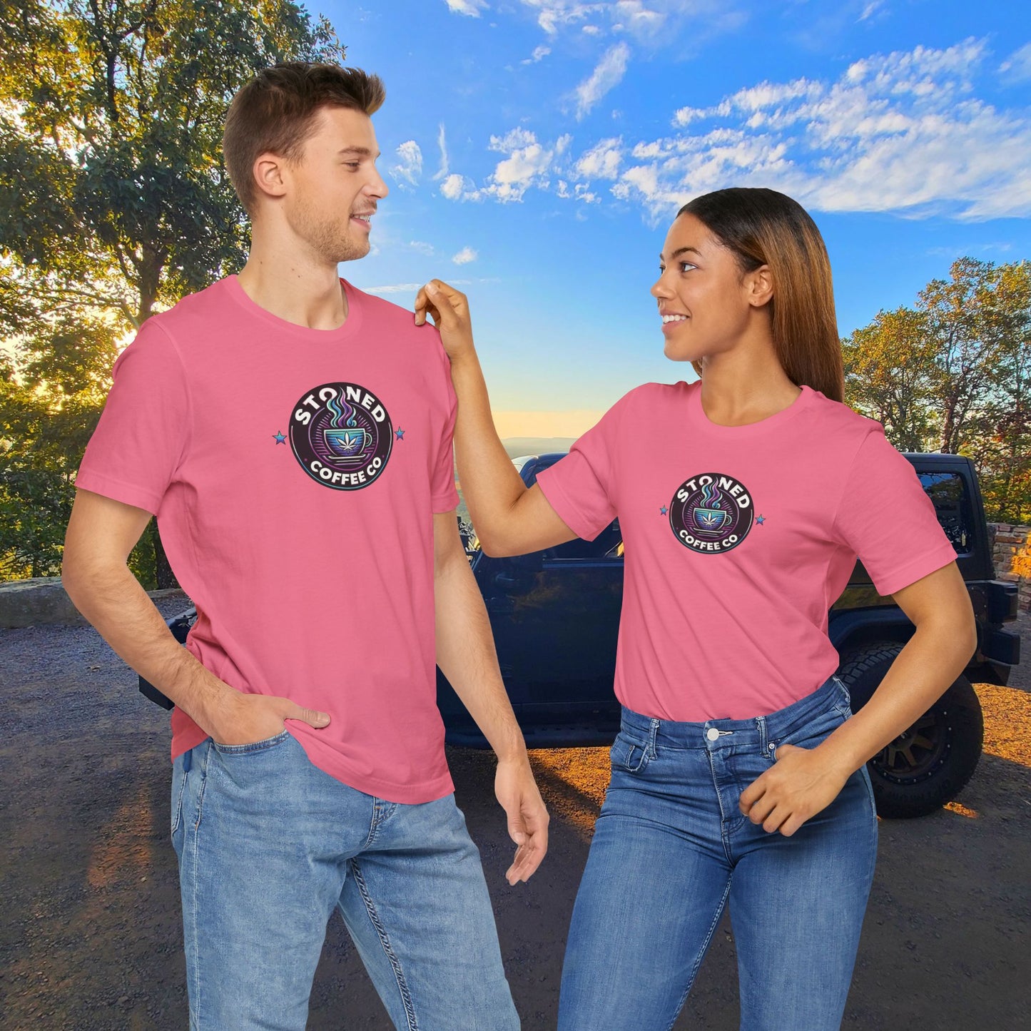 T-Shirt Stoned Coffee Company Logo 5 Unisex