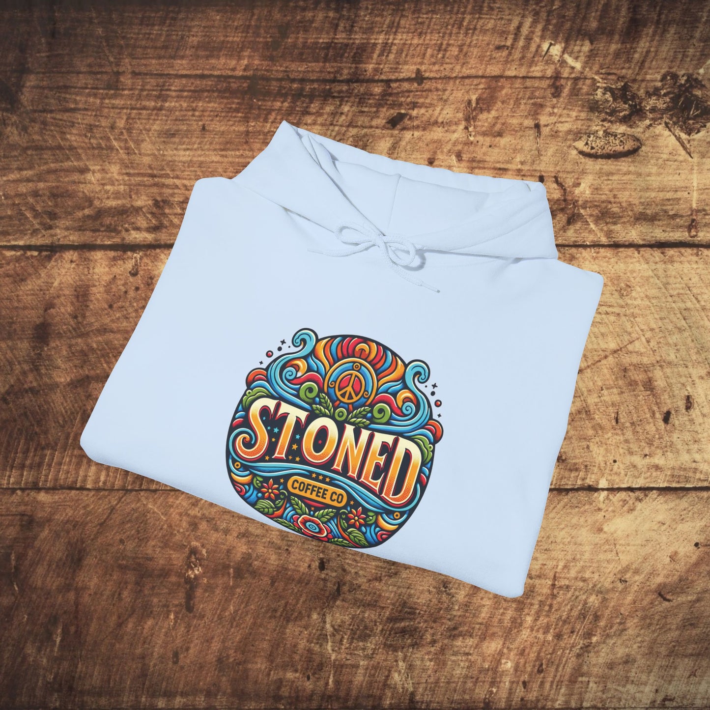 Hooded Sweatshirt Stoned Coffee Company Logo 1