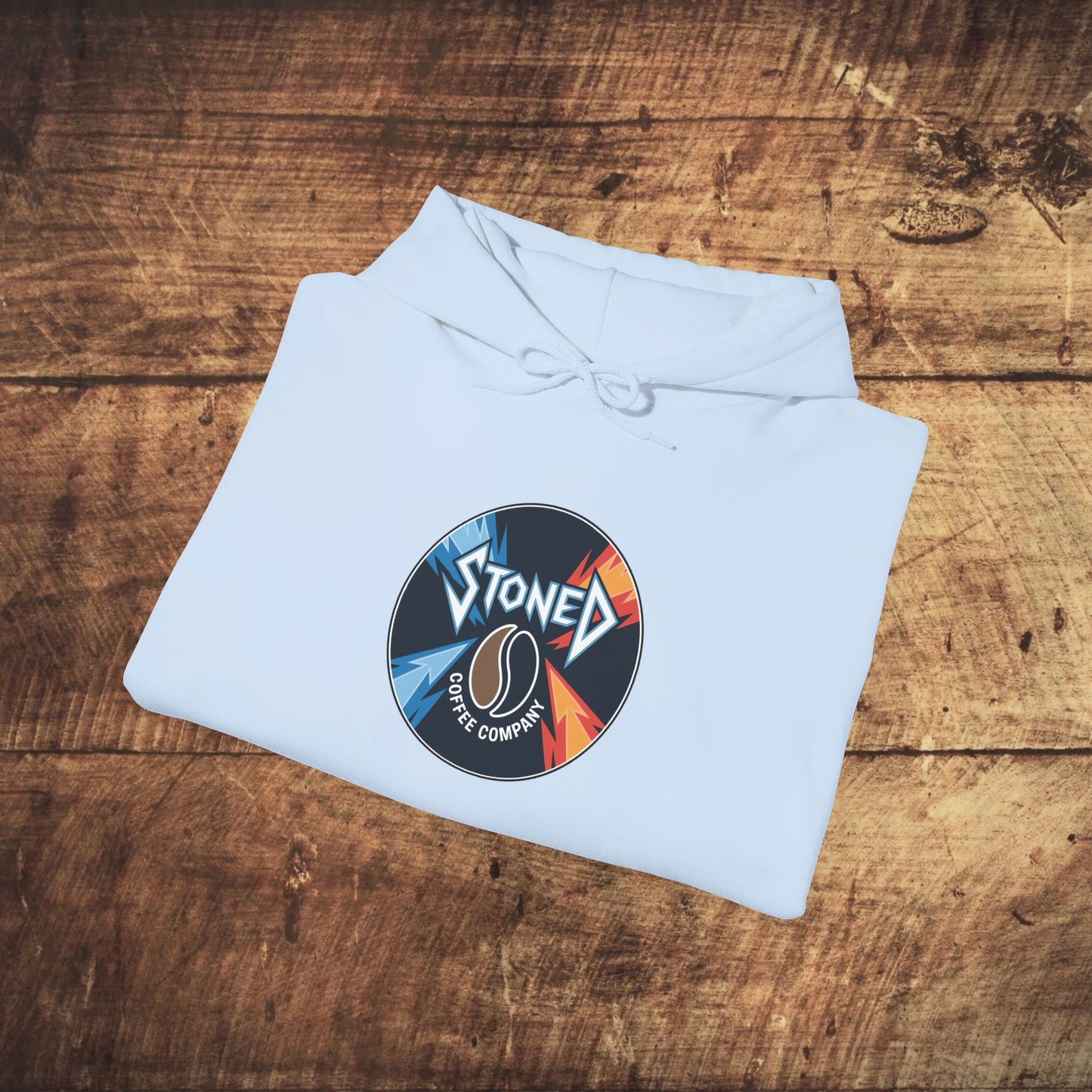 Stoned Coffee Company Heavy Metal Record Label Hoodie