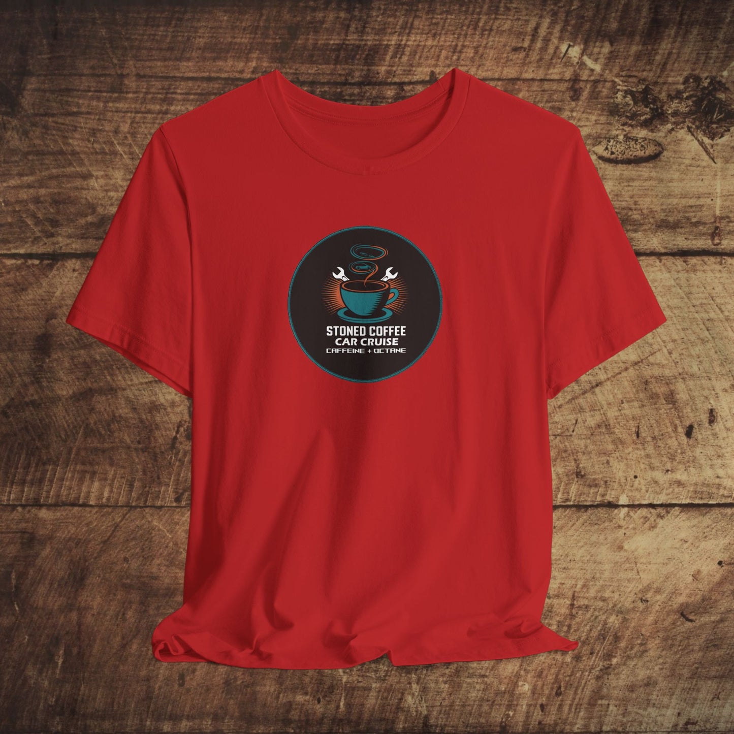 Stoned Coffee Co Car Cruise Tee Caffeine + Octane