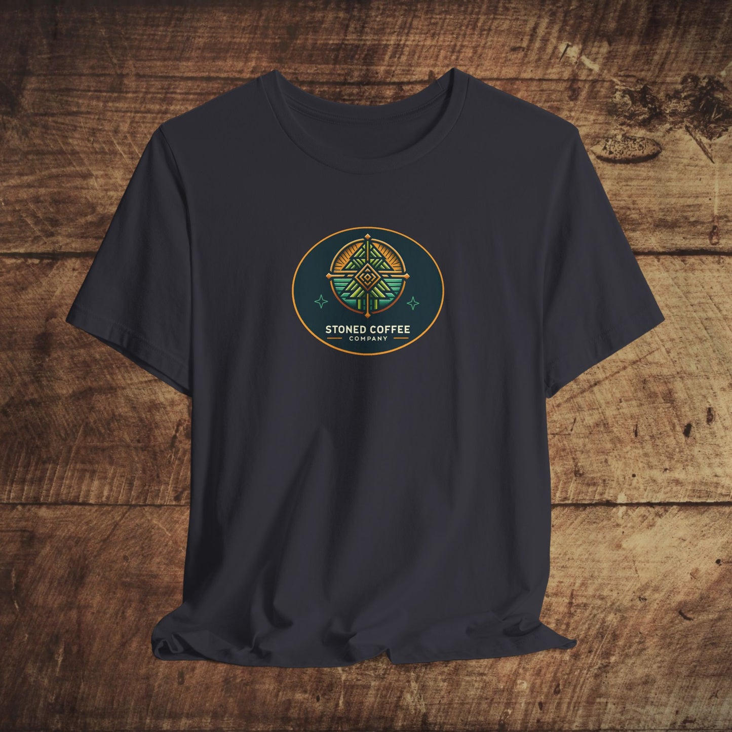 T-Shirt Stoned Coffee Company Pinetree Logo 2