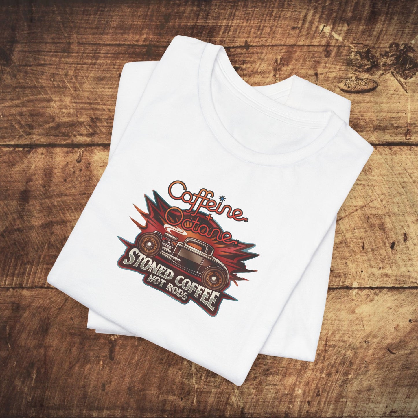 Stoned Coffee Co Hot Rods Tee Caffeine + Octane