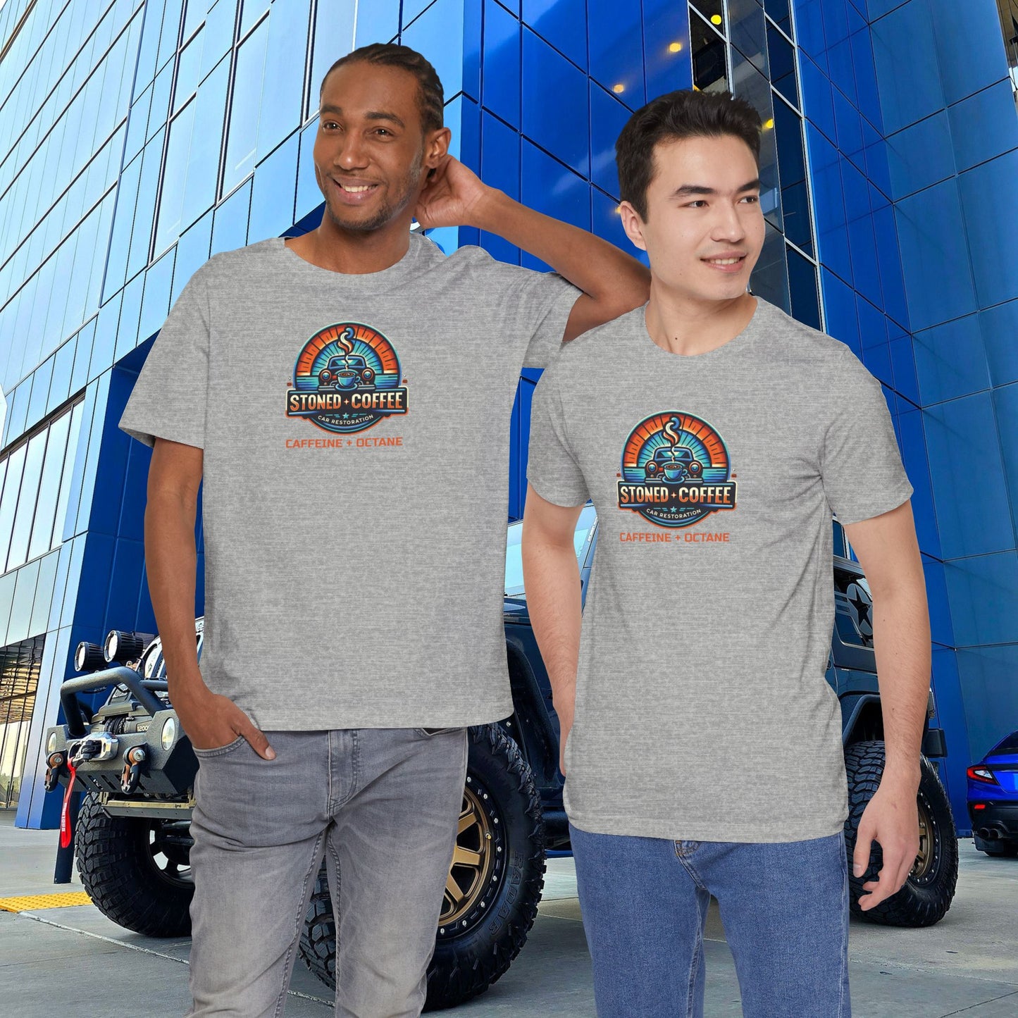 Stoned Coffee Car Restoration Tee Caffeine + Octane