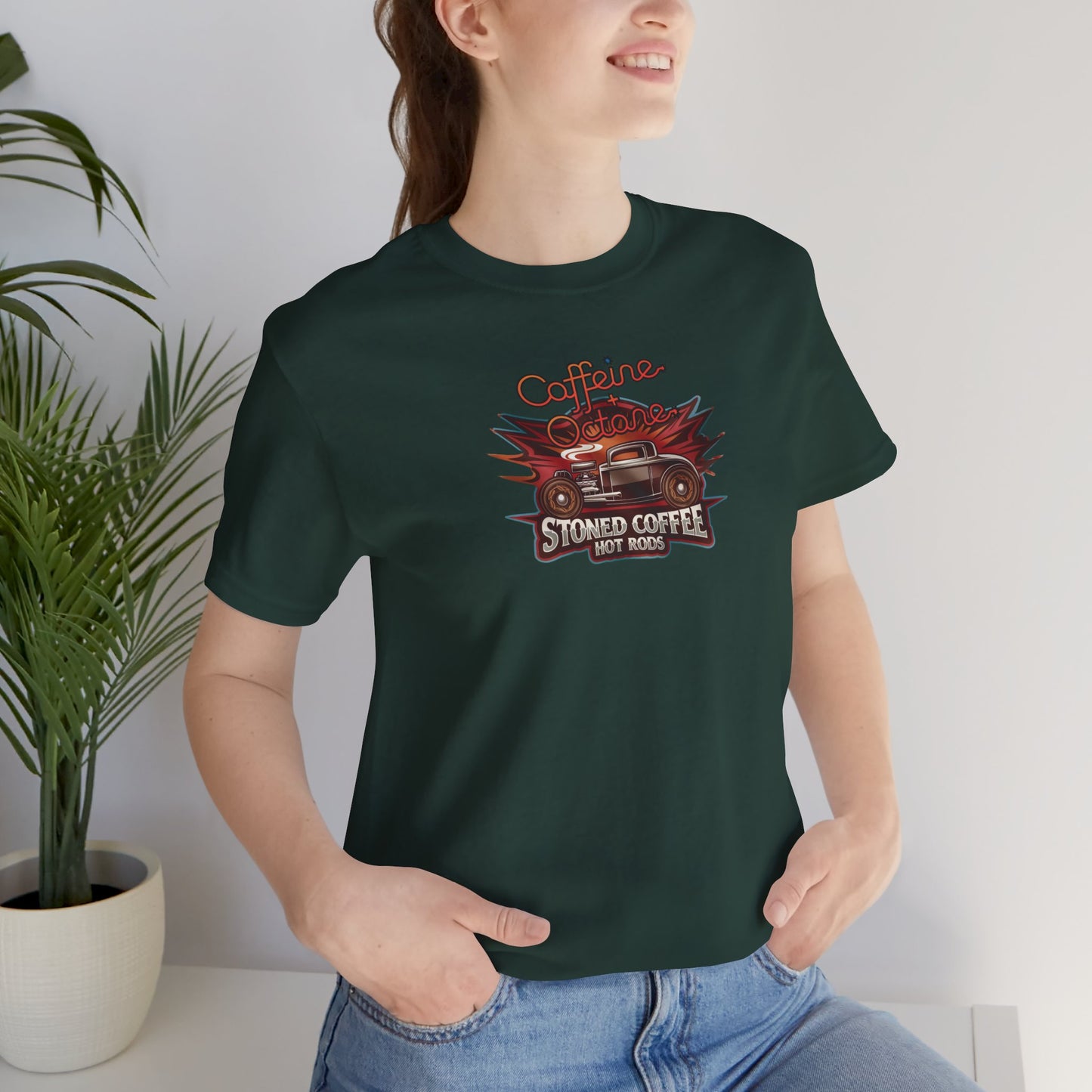 Stoned Coffee Co Hot Rods Tee Caffeine + Octane