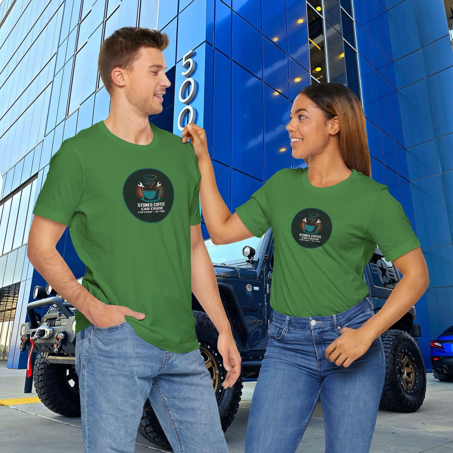 Stoned Coffee Co Car Cruise Tee Caffeine + Octane