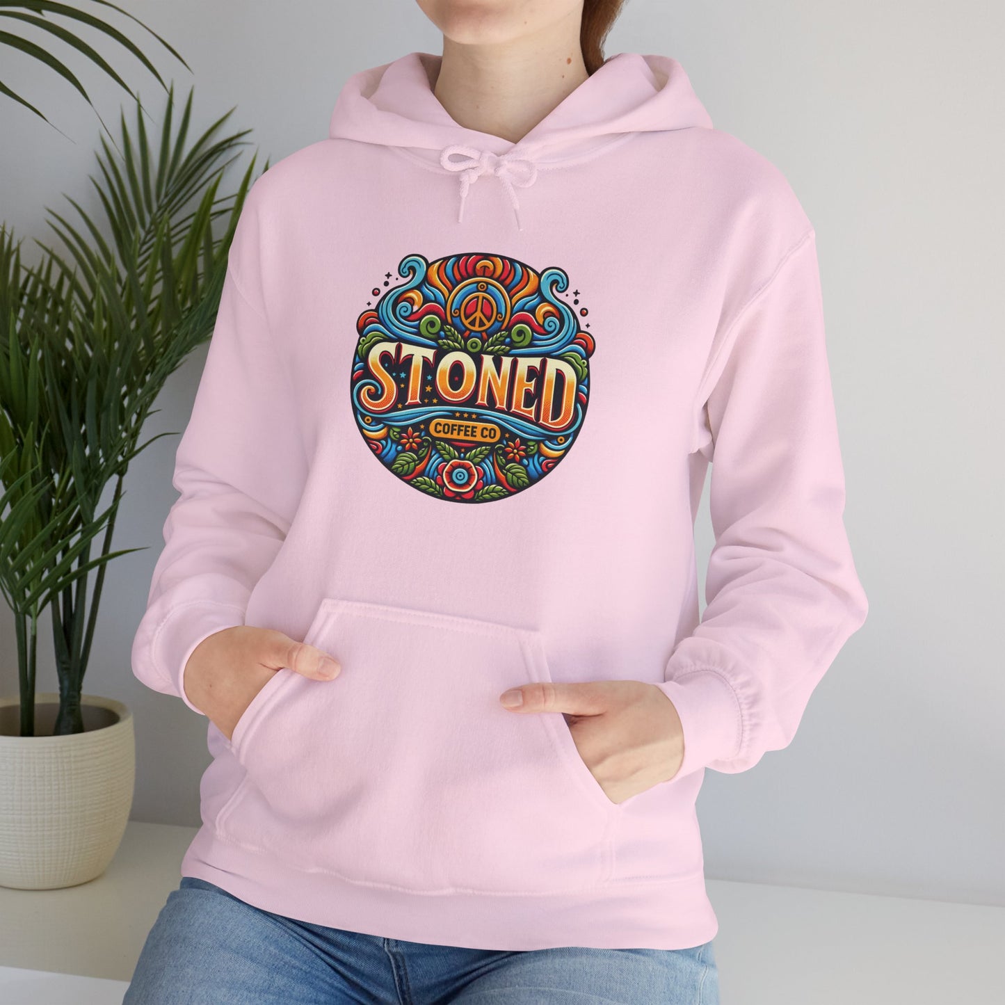 Hooded Sweatshirt Stoned Coffee Company Logo 1