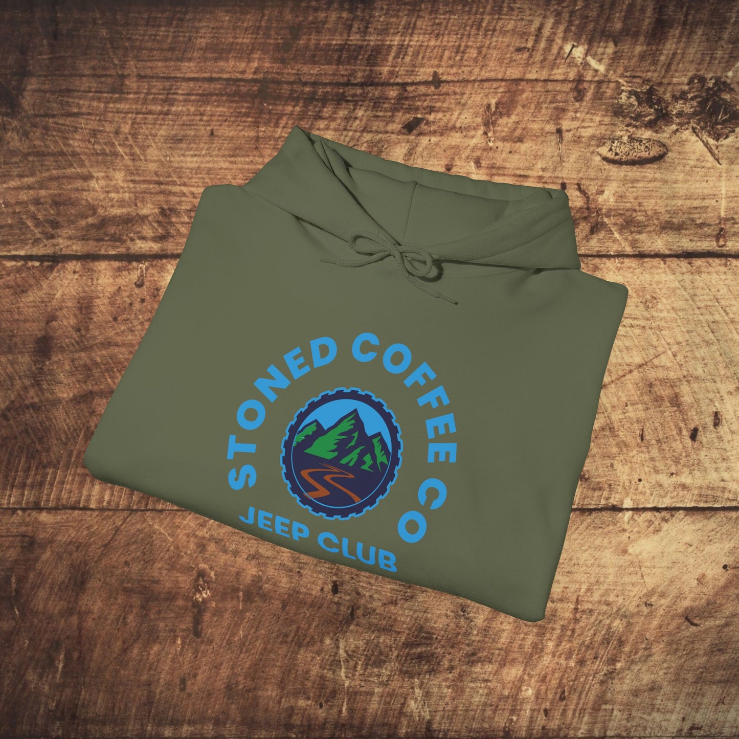 Hooded Sweatshirt Stoned Coffee Co Jeeper Club
