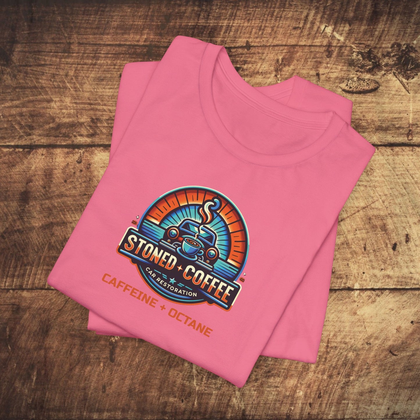 Stoned Coffee Car Restoration Tee Caffeine + Octane