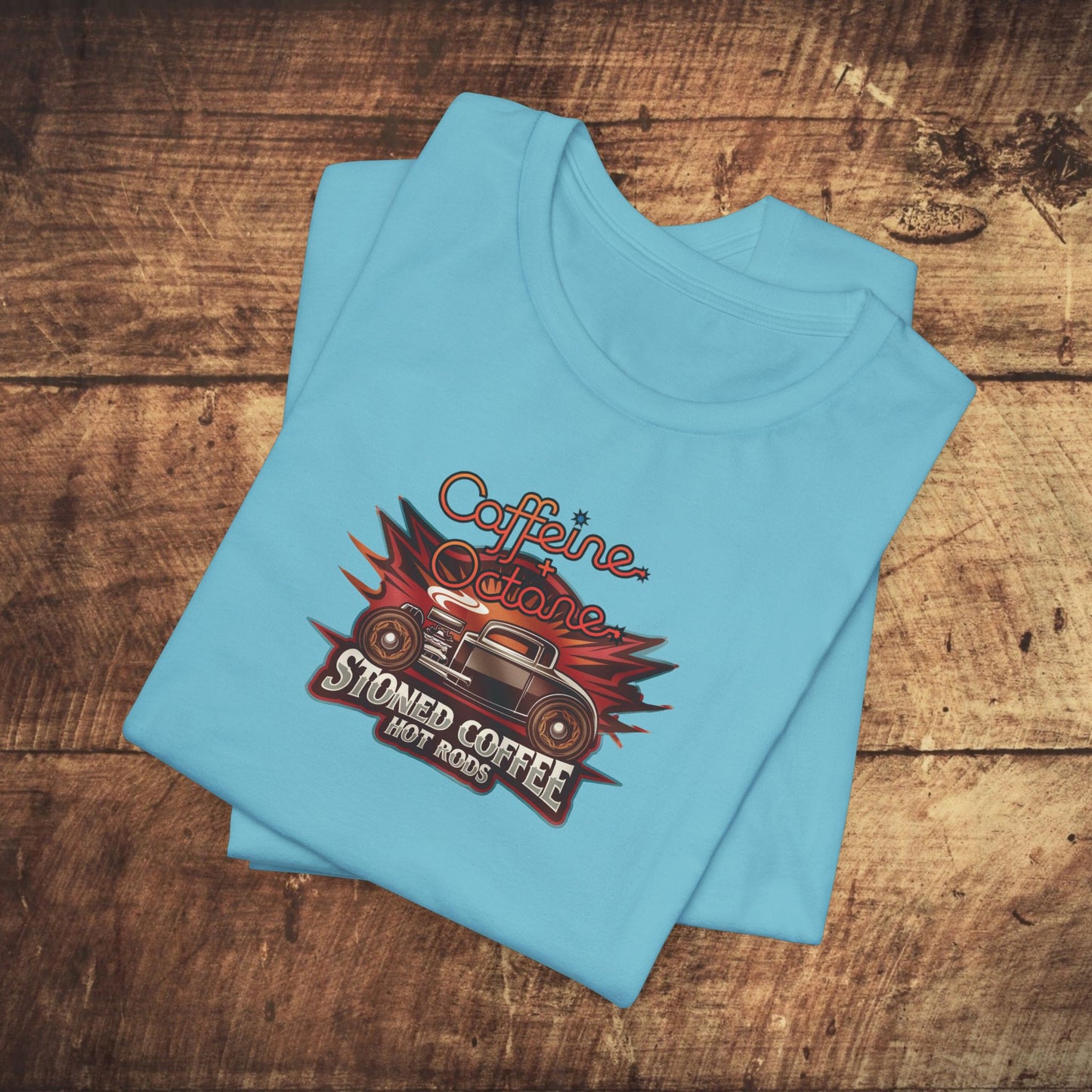 Stoned Coffee Co Hot Rods Tee Caffeine + Octane