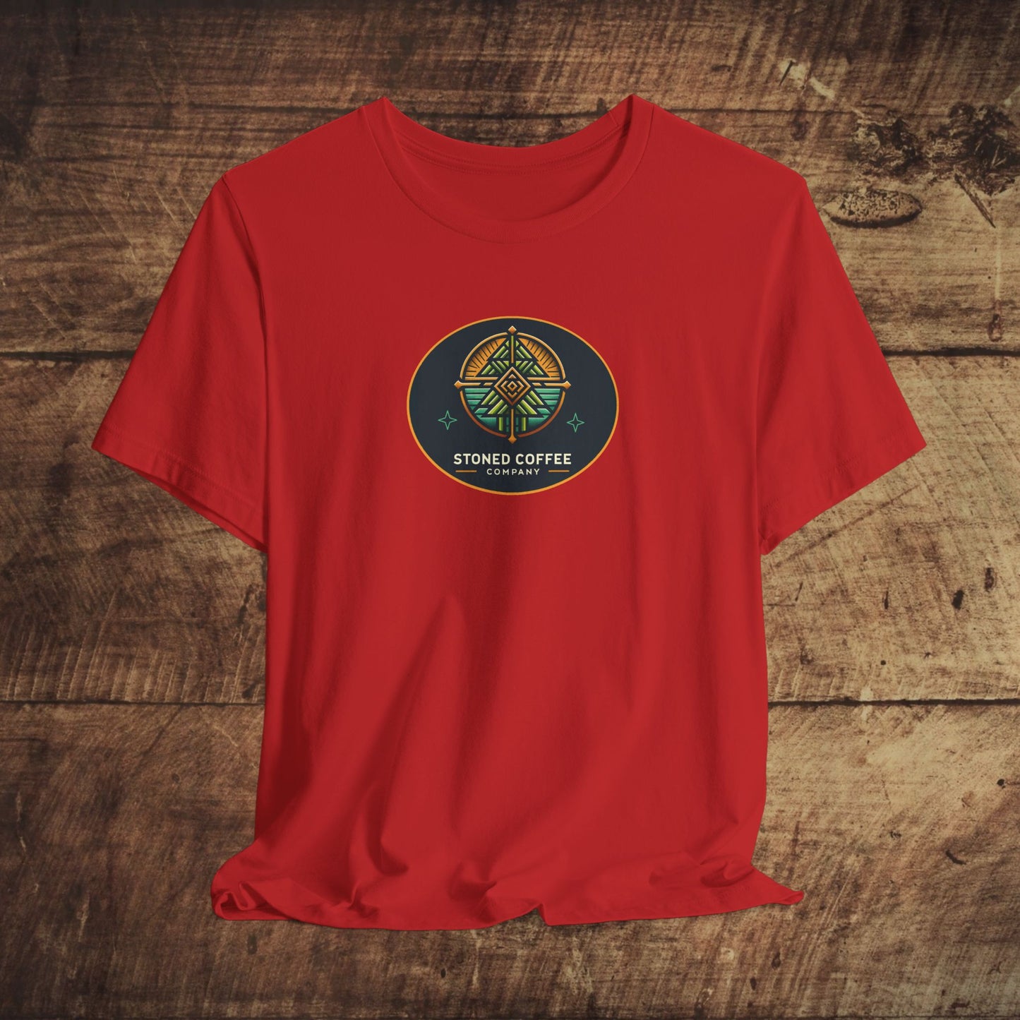 T-Shirt Stoned Coffee Company Pinetree Logo 2