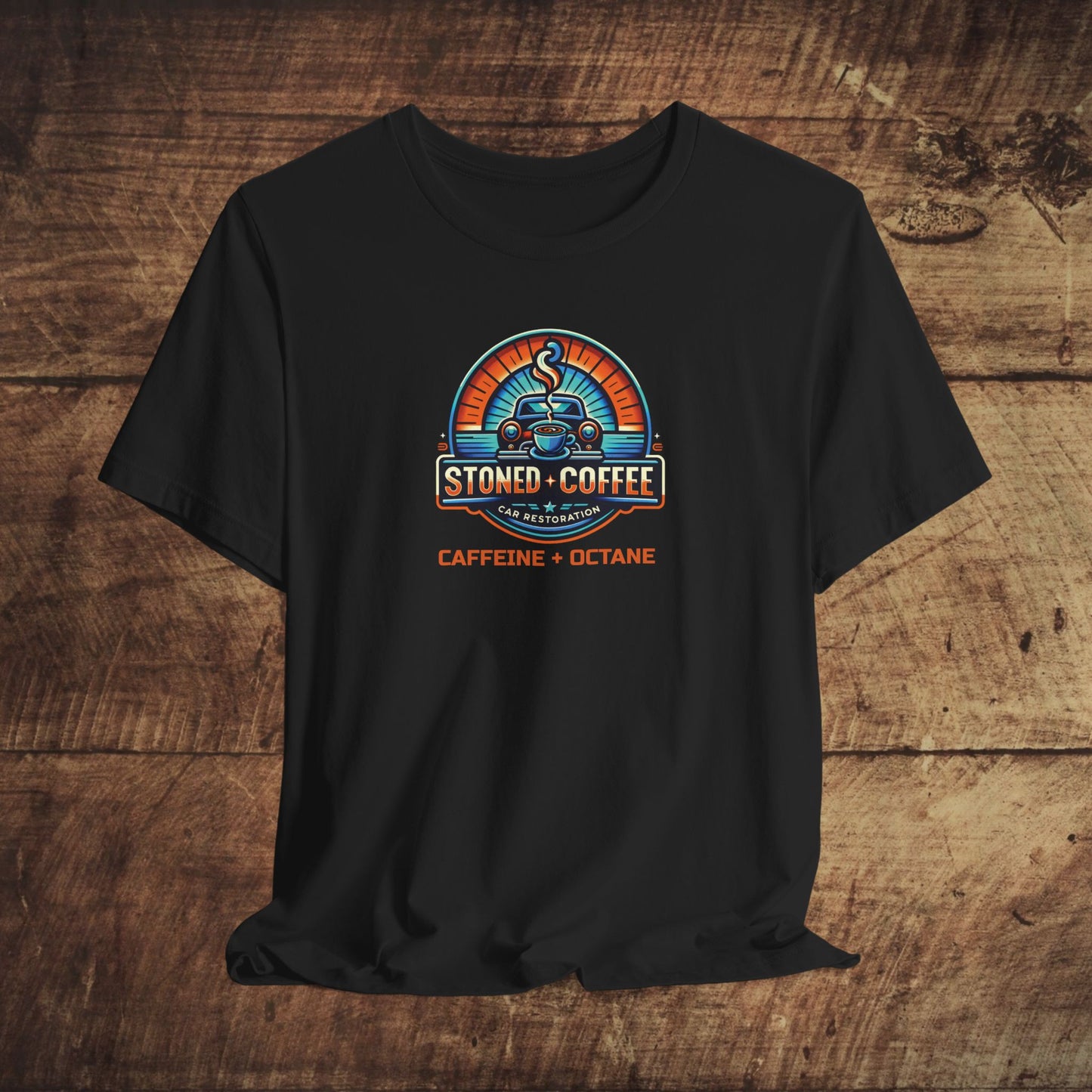 Stoned Coffee Car Restoration Tee Caffeine + Octane