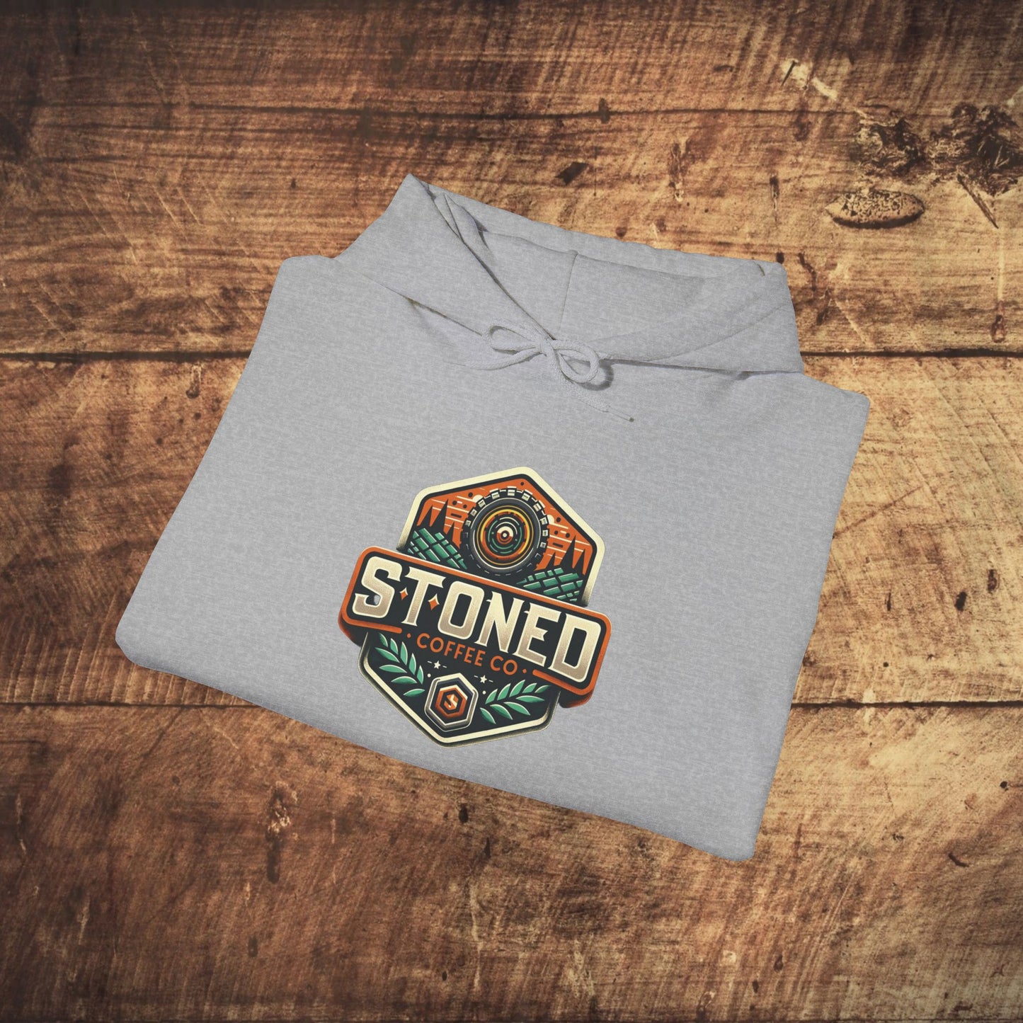 Hooded Sweatshirt - Stoned Coffee Company Offroad Logo