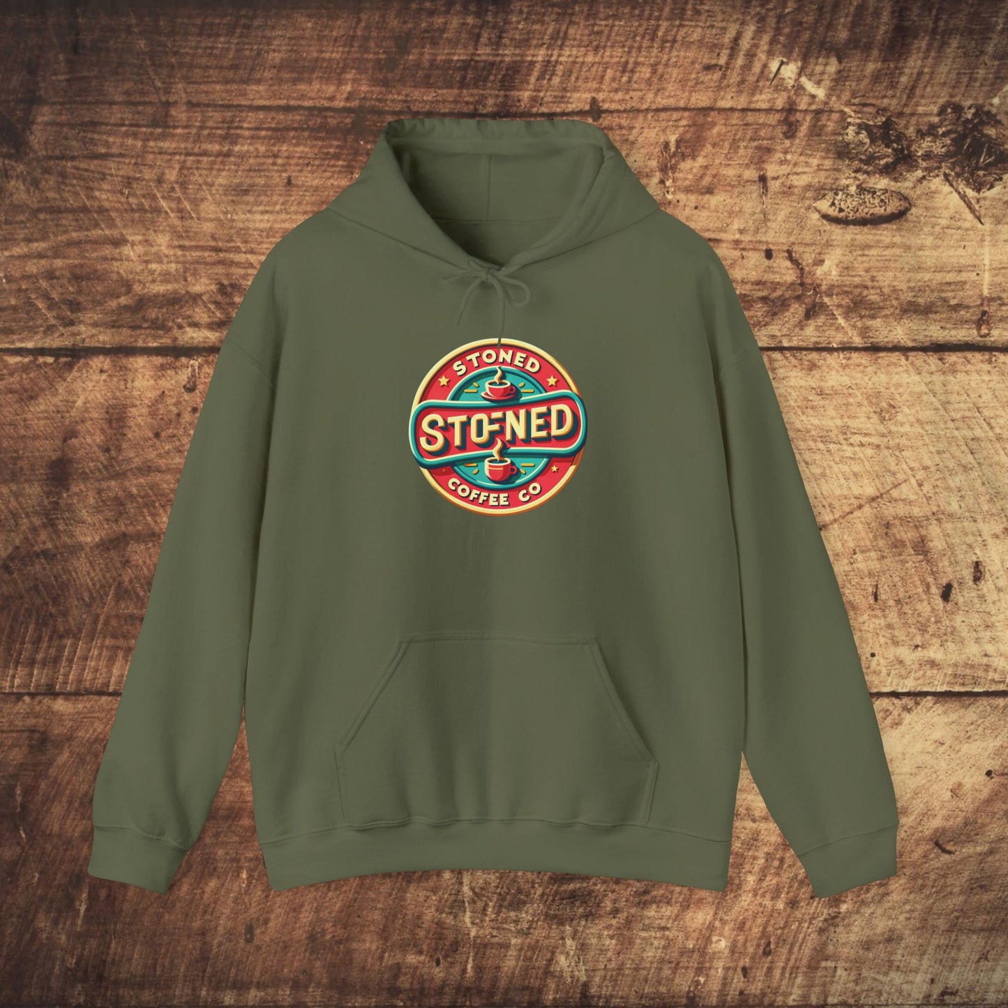 Hooded Sweatshirt - Stoned Coffee Co Logo 2