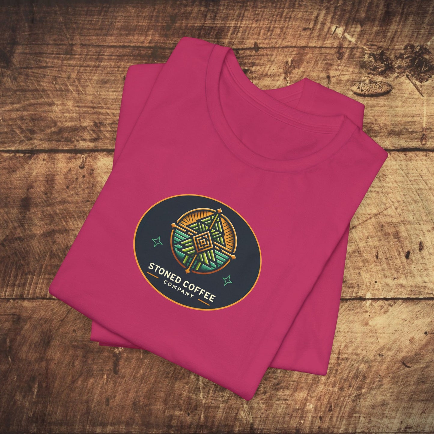 T-Shirt Stoned Coffee Company Pinetree Logo 2