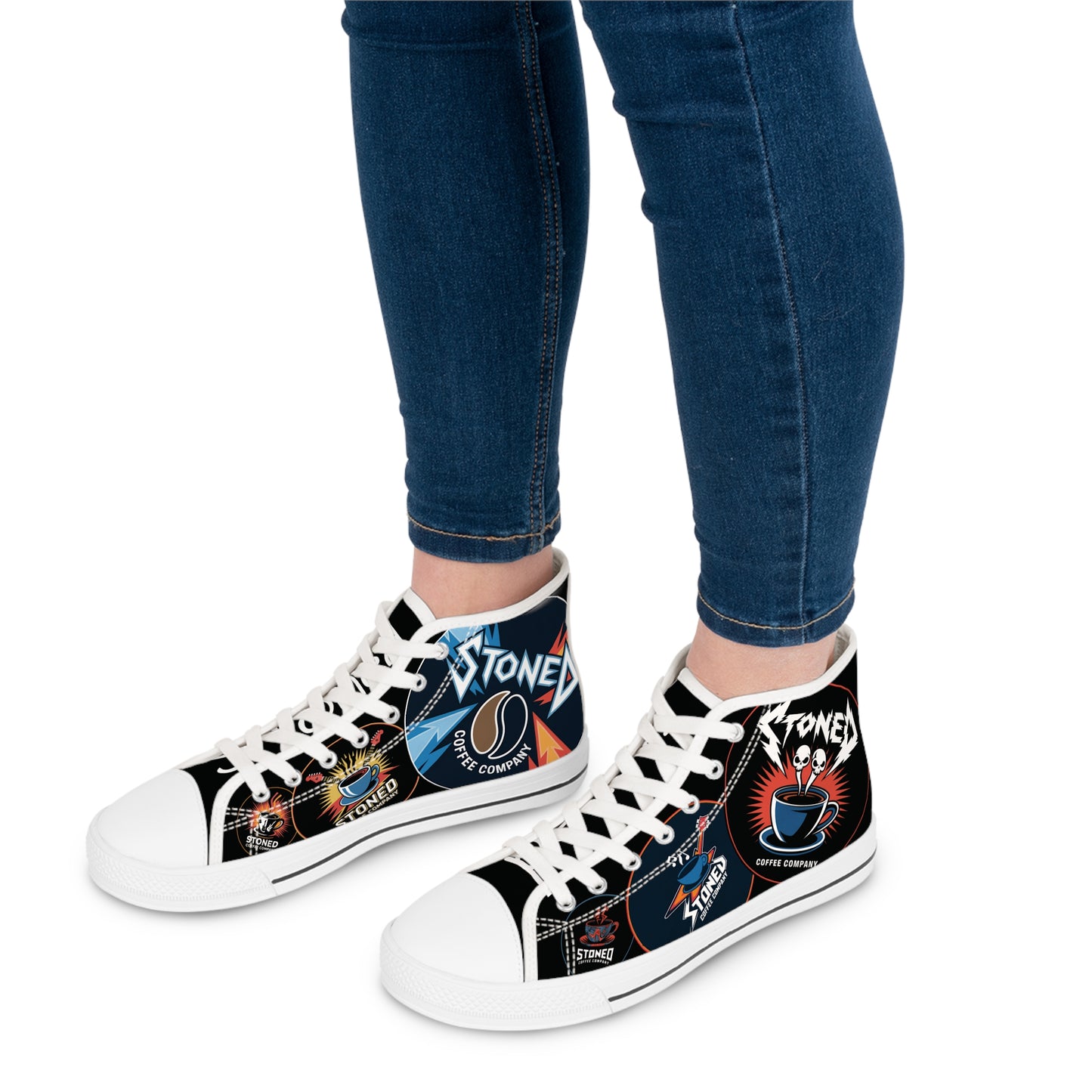 Stoned Coffee Company Girls Rocker Sneakers