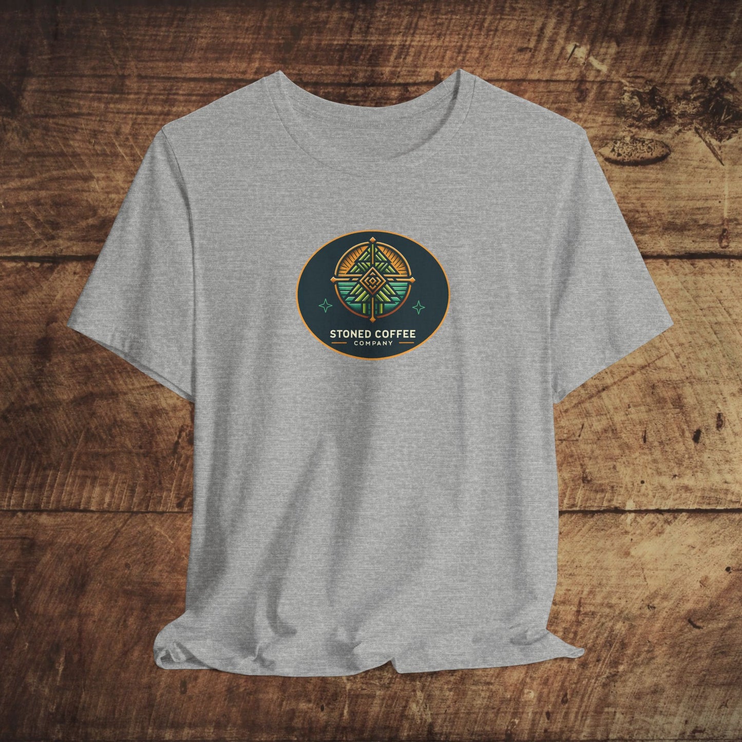 T-Shirt Stoned Coffee Company Pinetree Logo 2