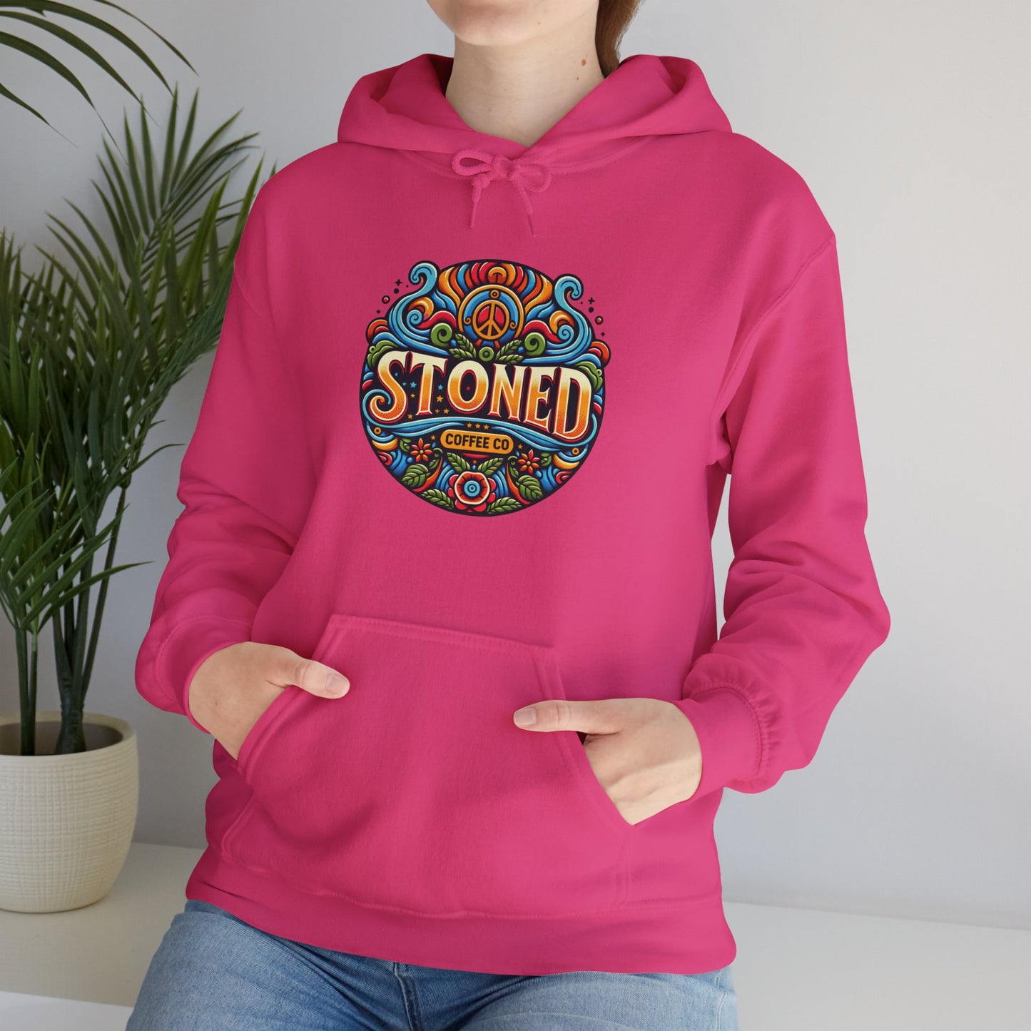 Hooded Sweatshirt Stoned Coffee Company Logo 1