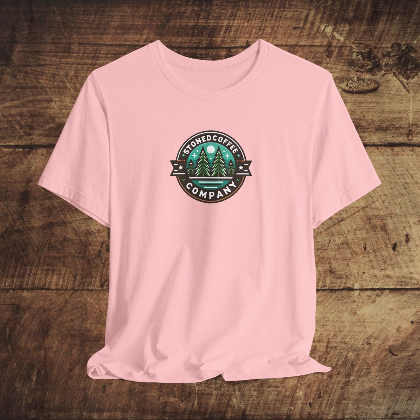T-Shirt Stoned Coffee Company Pine Tree Mountain Unisex Jersey