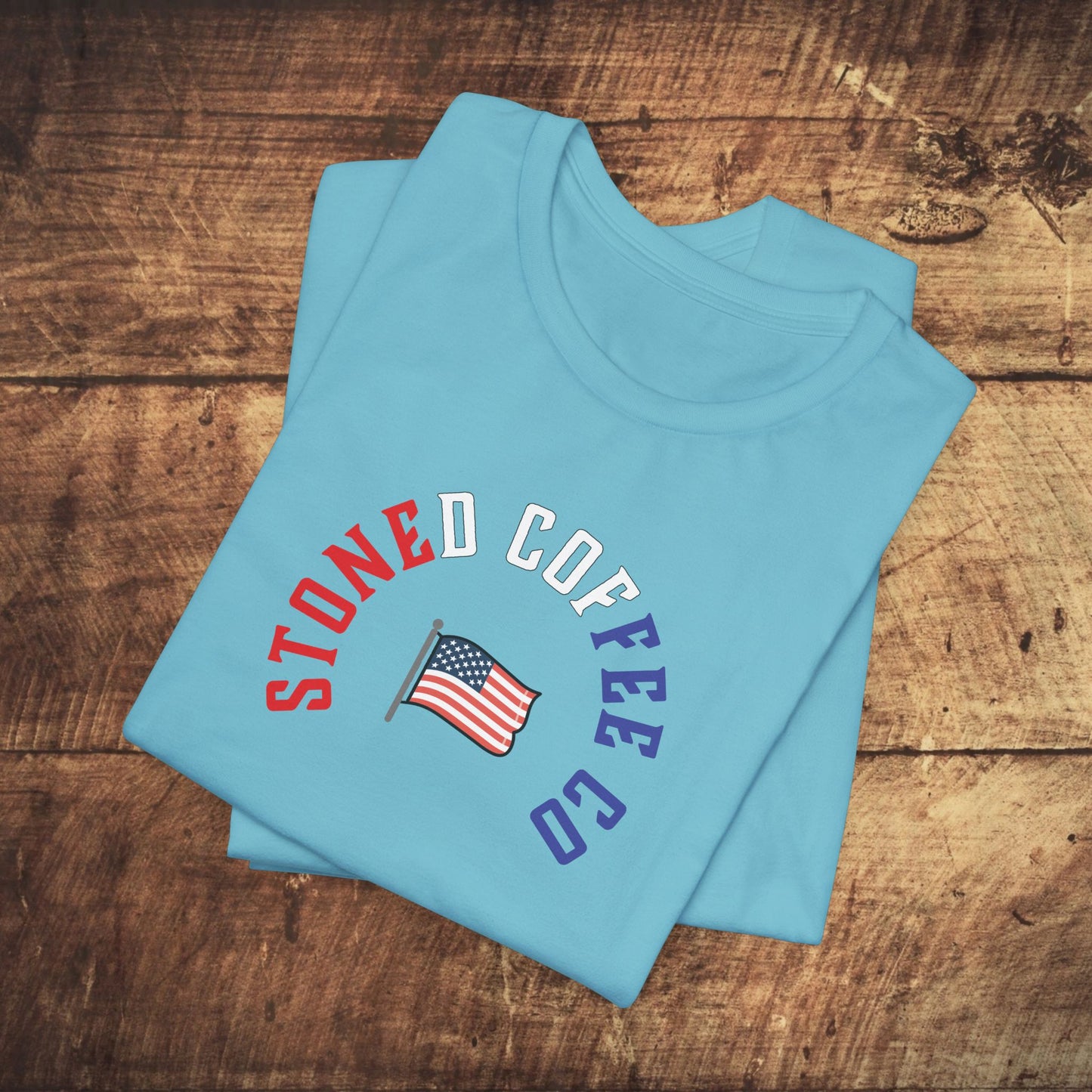 T-Shirt Stoned Coffee Company USA Patriotic Unisex Tee