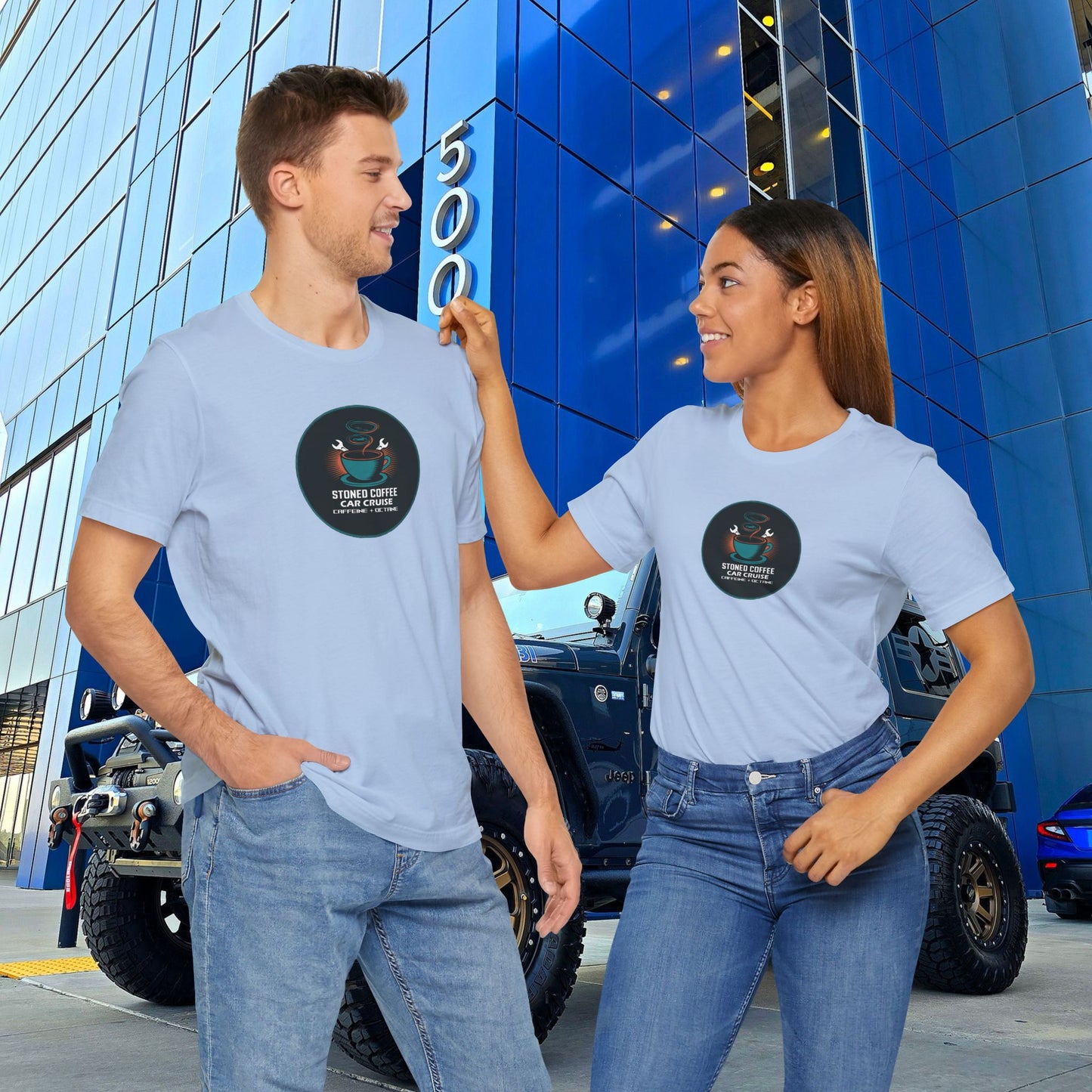 Stoned Coffee Co Car Cruise Tee Caffeine + Octane