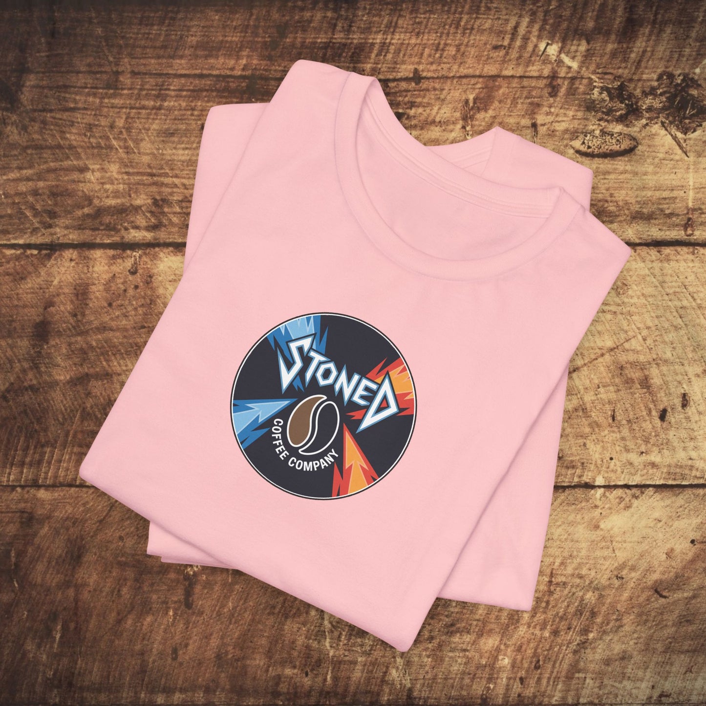 Stoned Coffee Company Heavy Metal Record Label Tee - Unisex Jersey