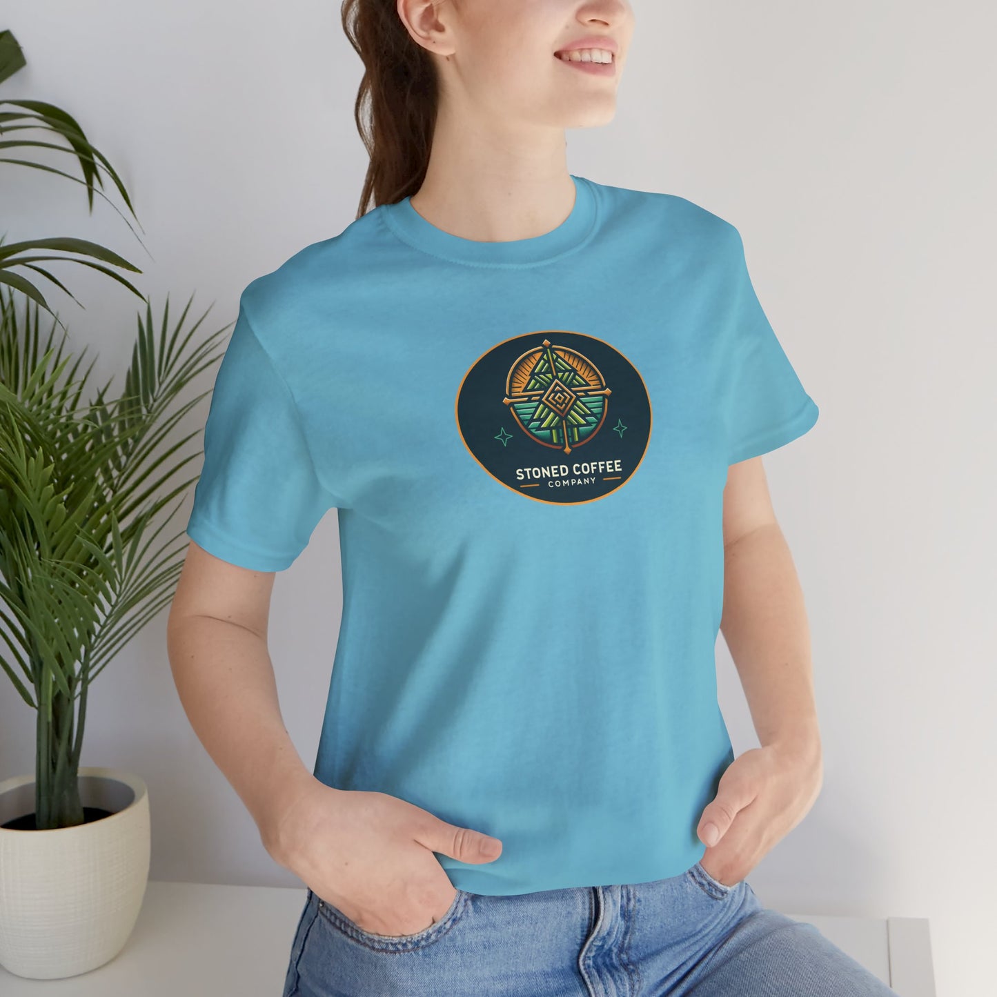T-Shirt Stoned Coffee Company Pinetree Logo 2